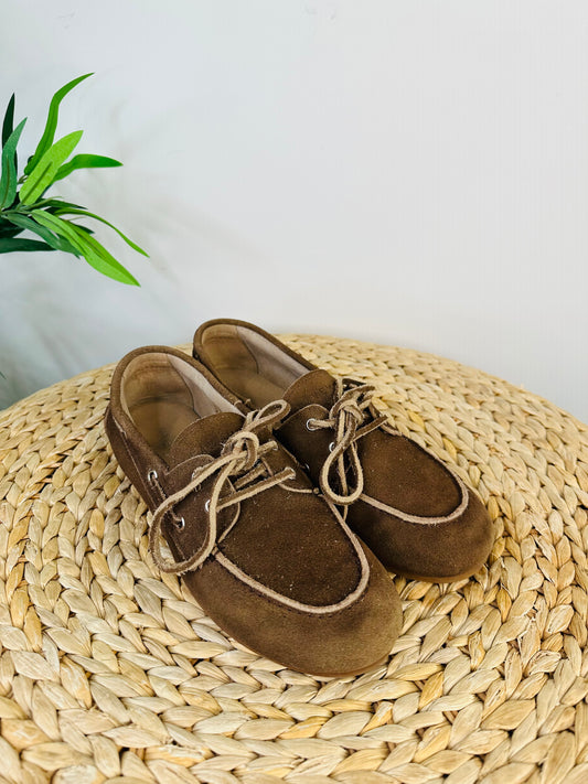 Suede Boat Shoes - Size 40