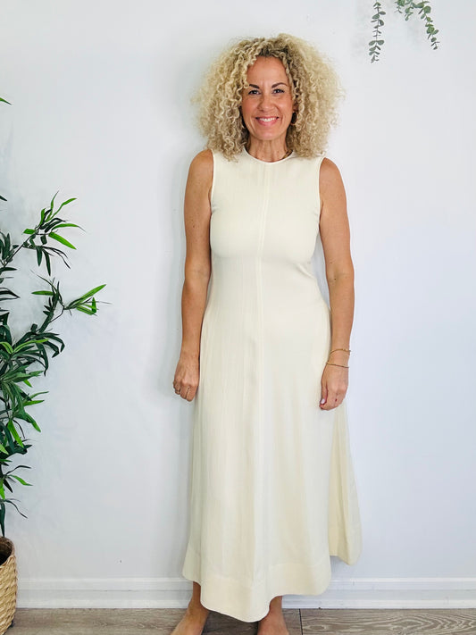 Woven Stripe Dress - Size 36