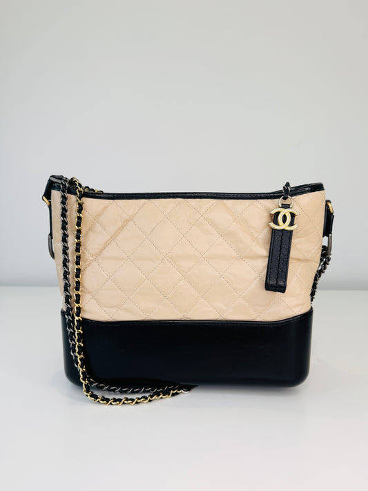 Crumpled Calfskin Medium Gabrielle Bag