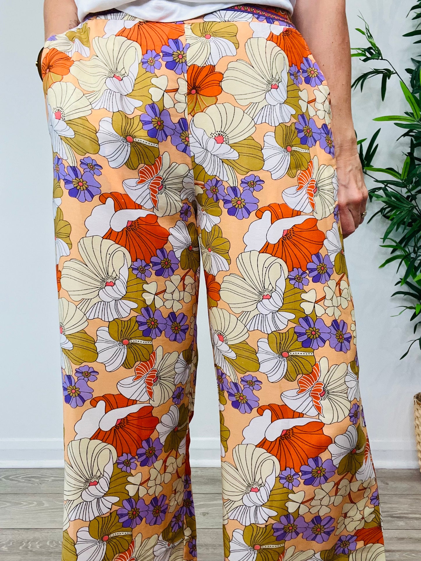 Floral Trousers - O/S