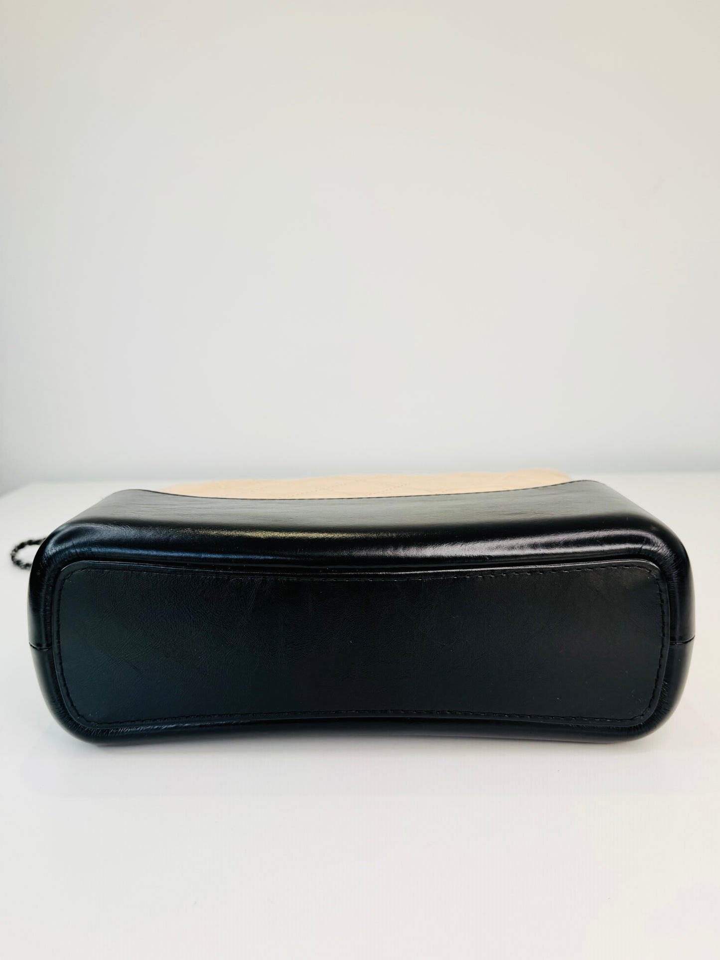 Crumpled Calfskin Leather Medium Gabrielle Bag