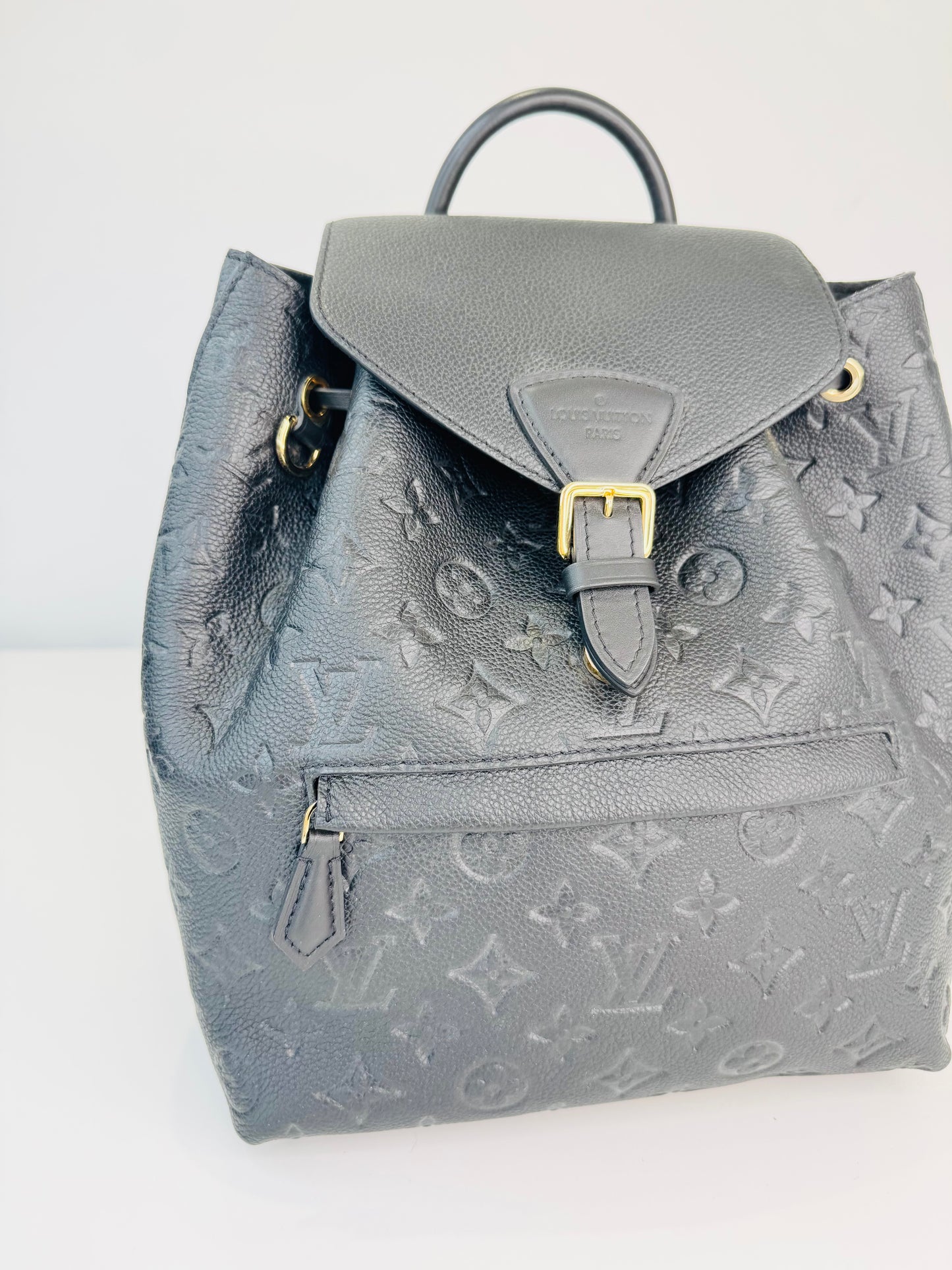 Montsouris Empreinte Leather Backpack PM