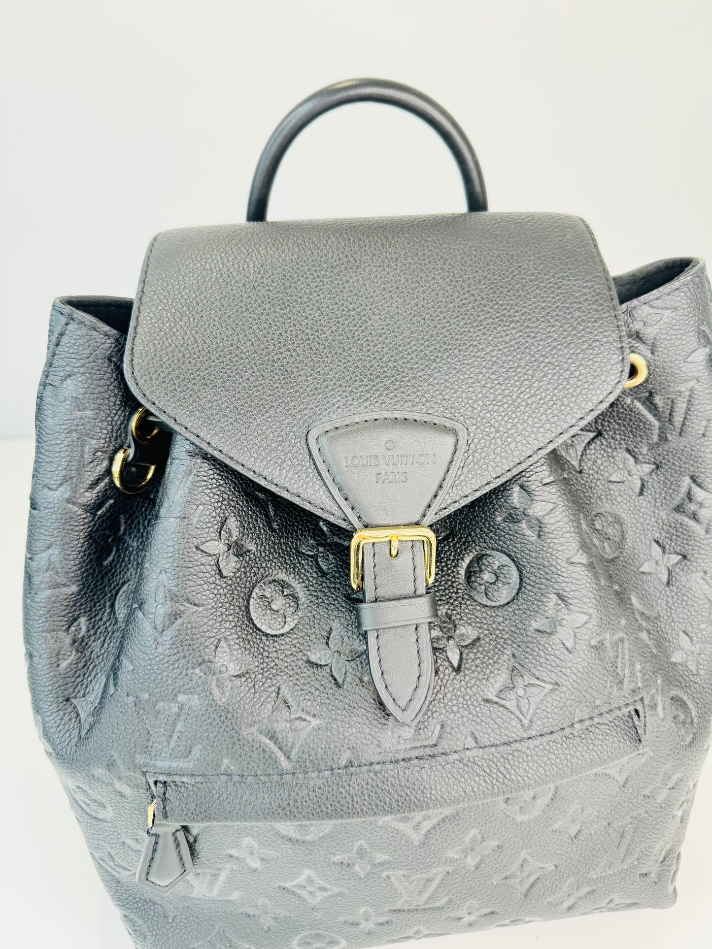 Montsouris Empreinte Leather Backpack PM