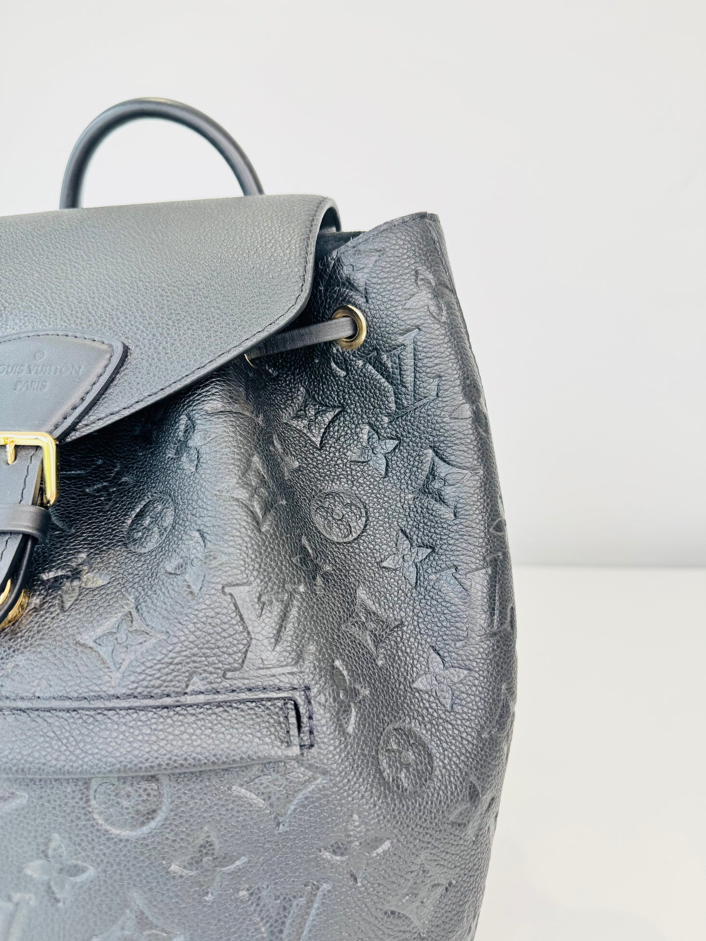 Montsouris Empreinte Leather Backpack PM