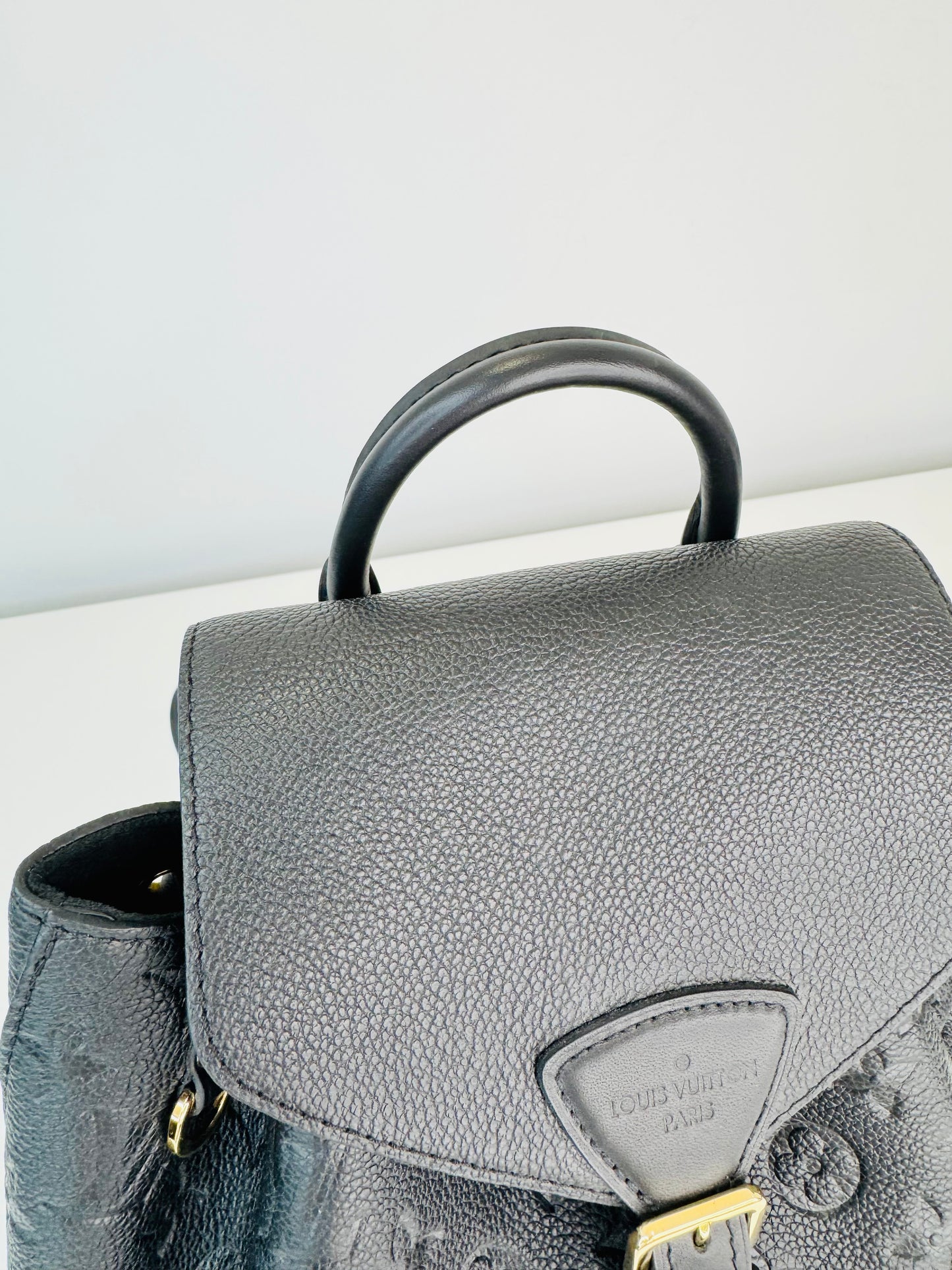 Montsouris Empreinte Leather Backpack PM