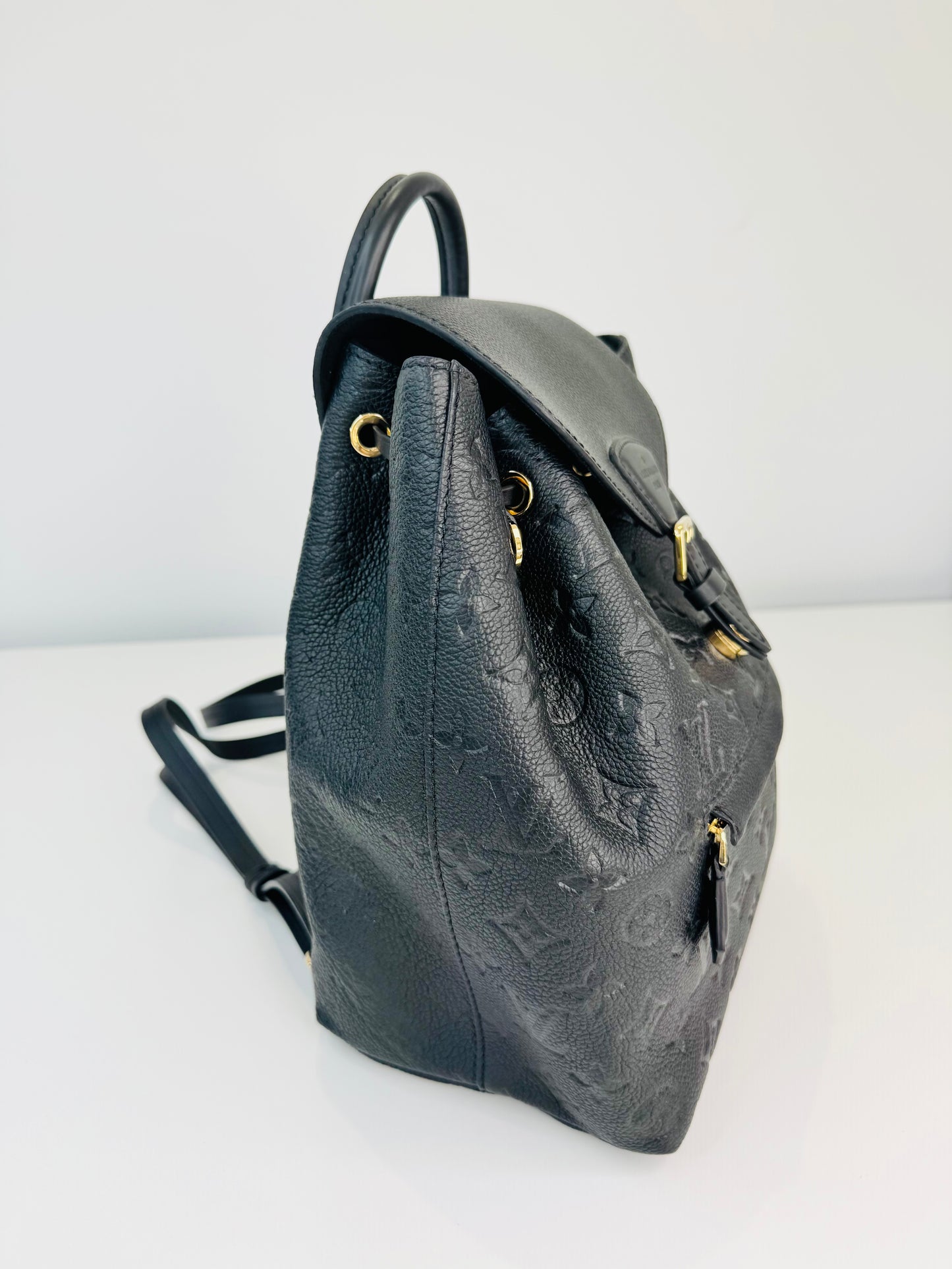 Montsouris Empreinte Leather Backpack PM