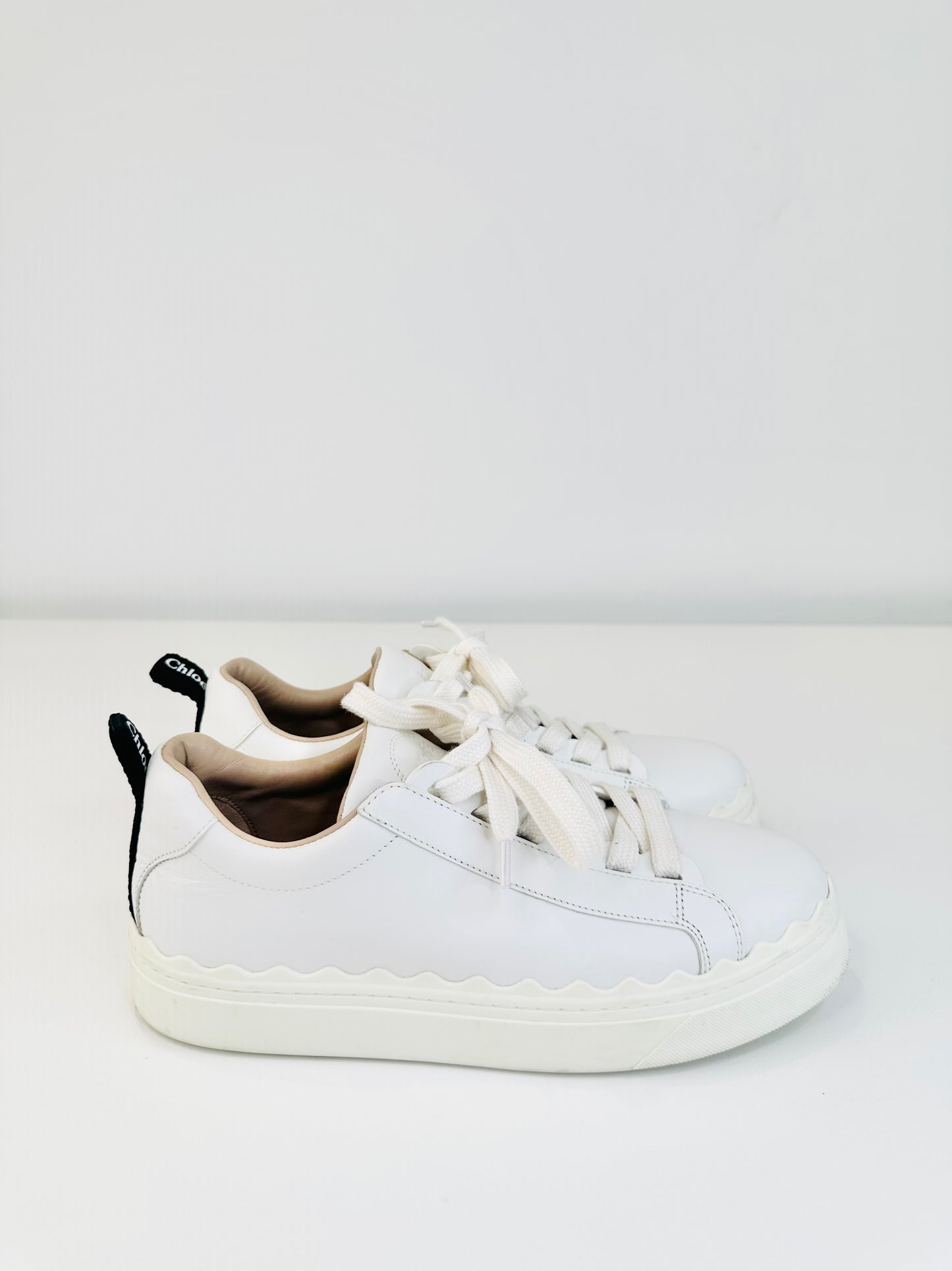 Lauren Leather Trainers - Size 39