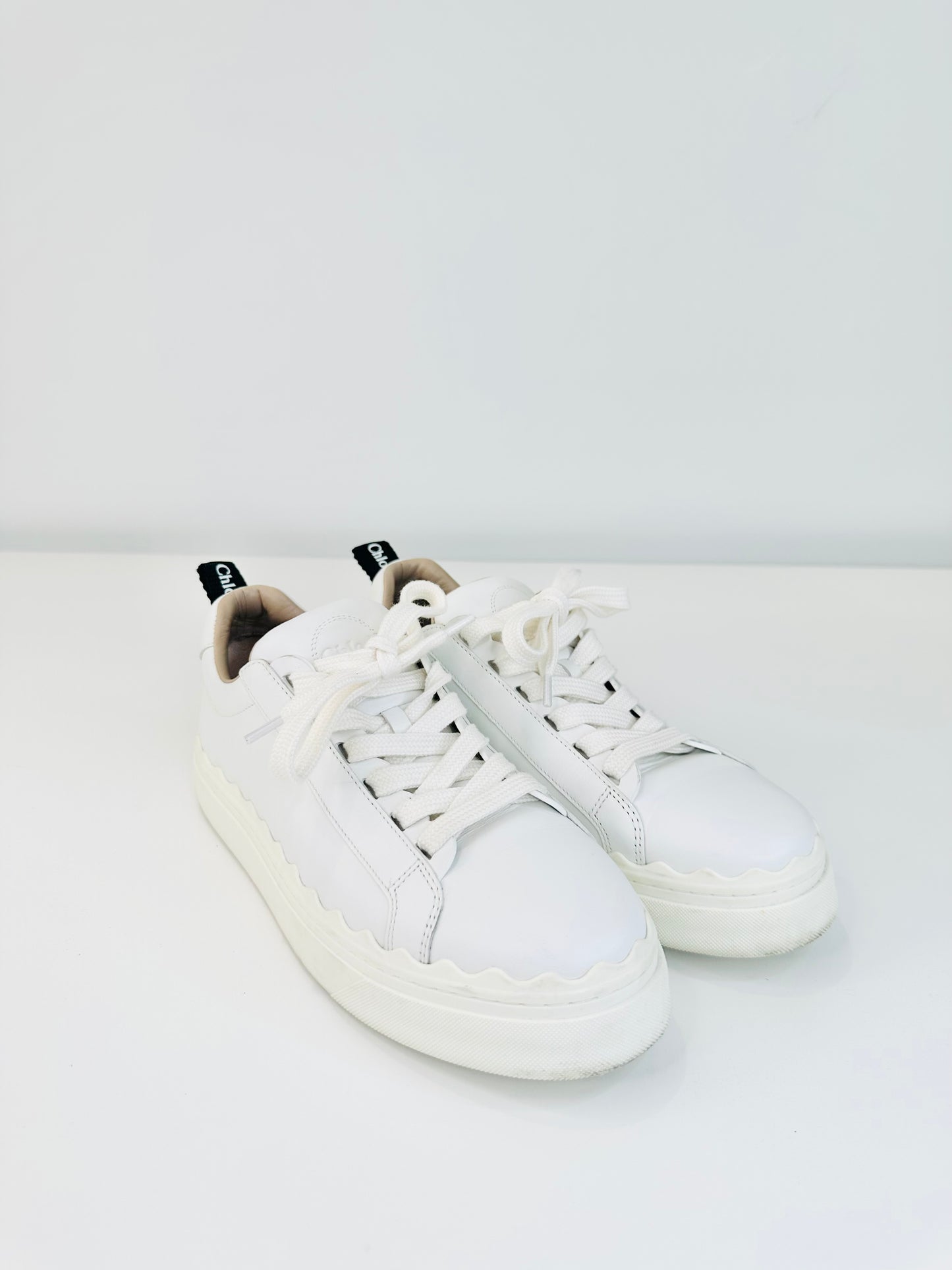 Lauren Leather Trainers - Size 39