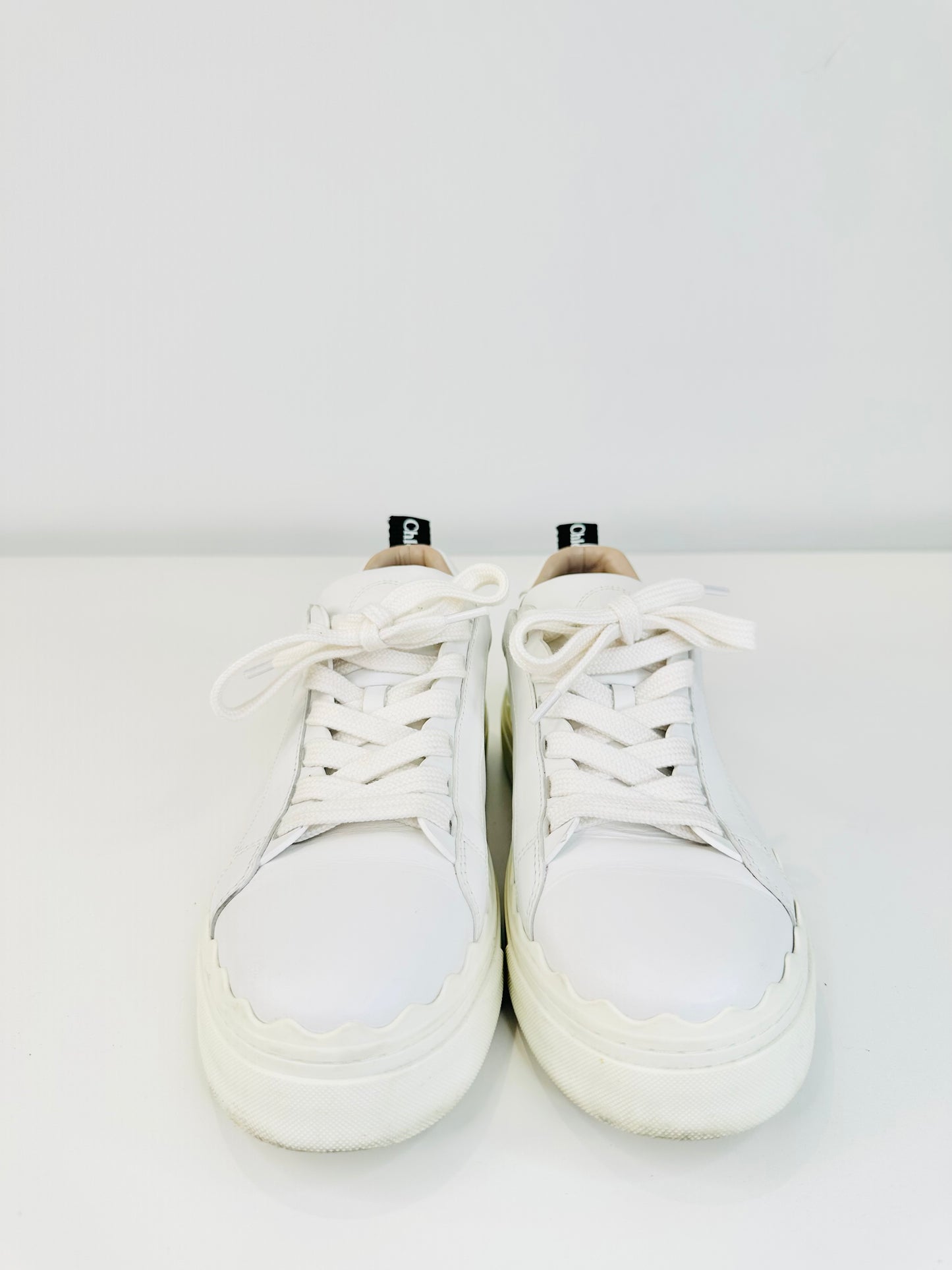 Lauren Leather Trainers - Size 39