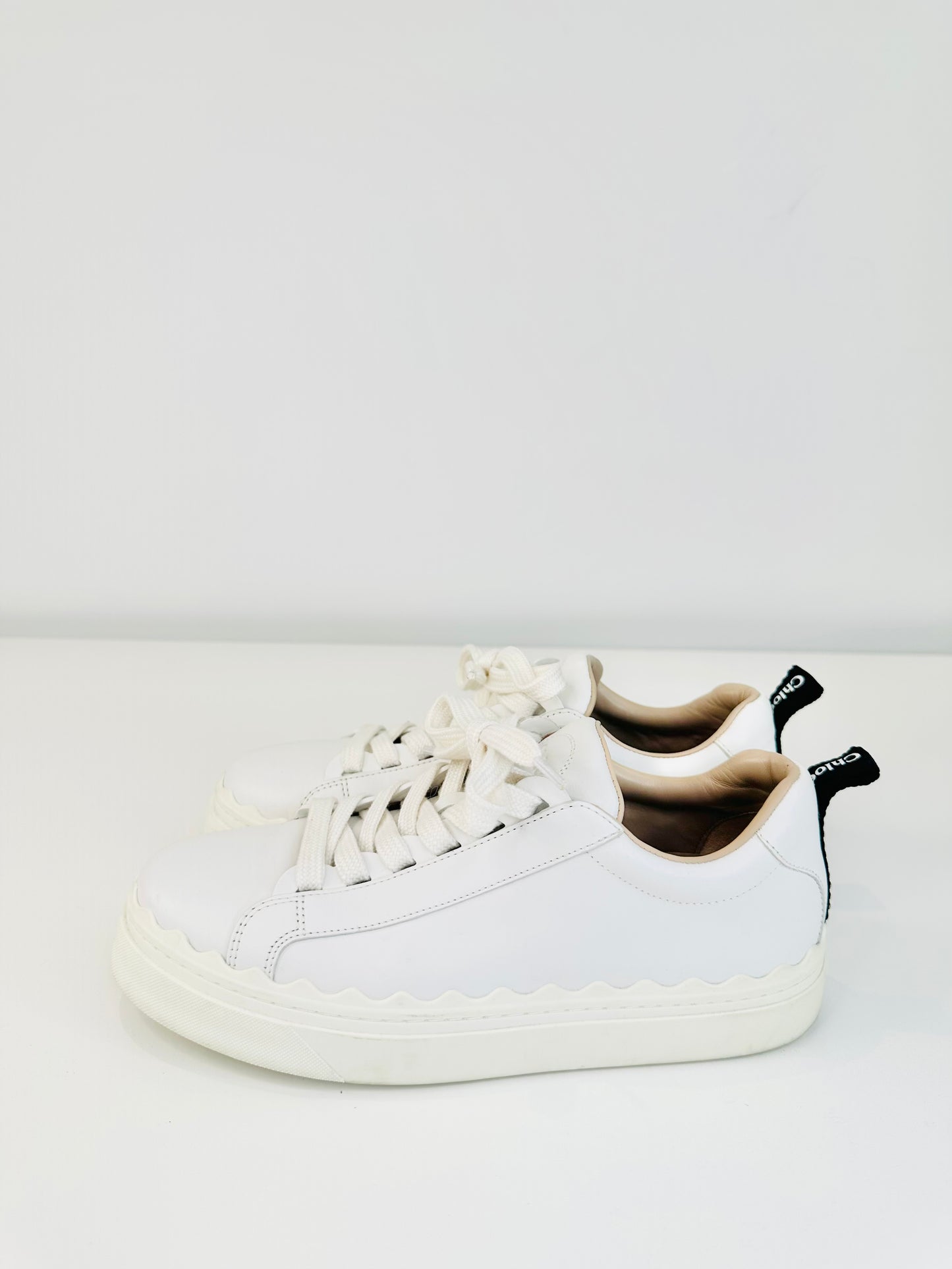 Lauren Leather Trainers - Size 39