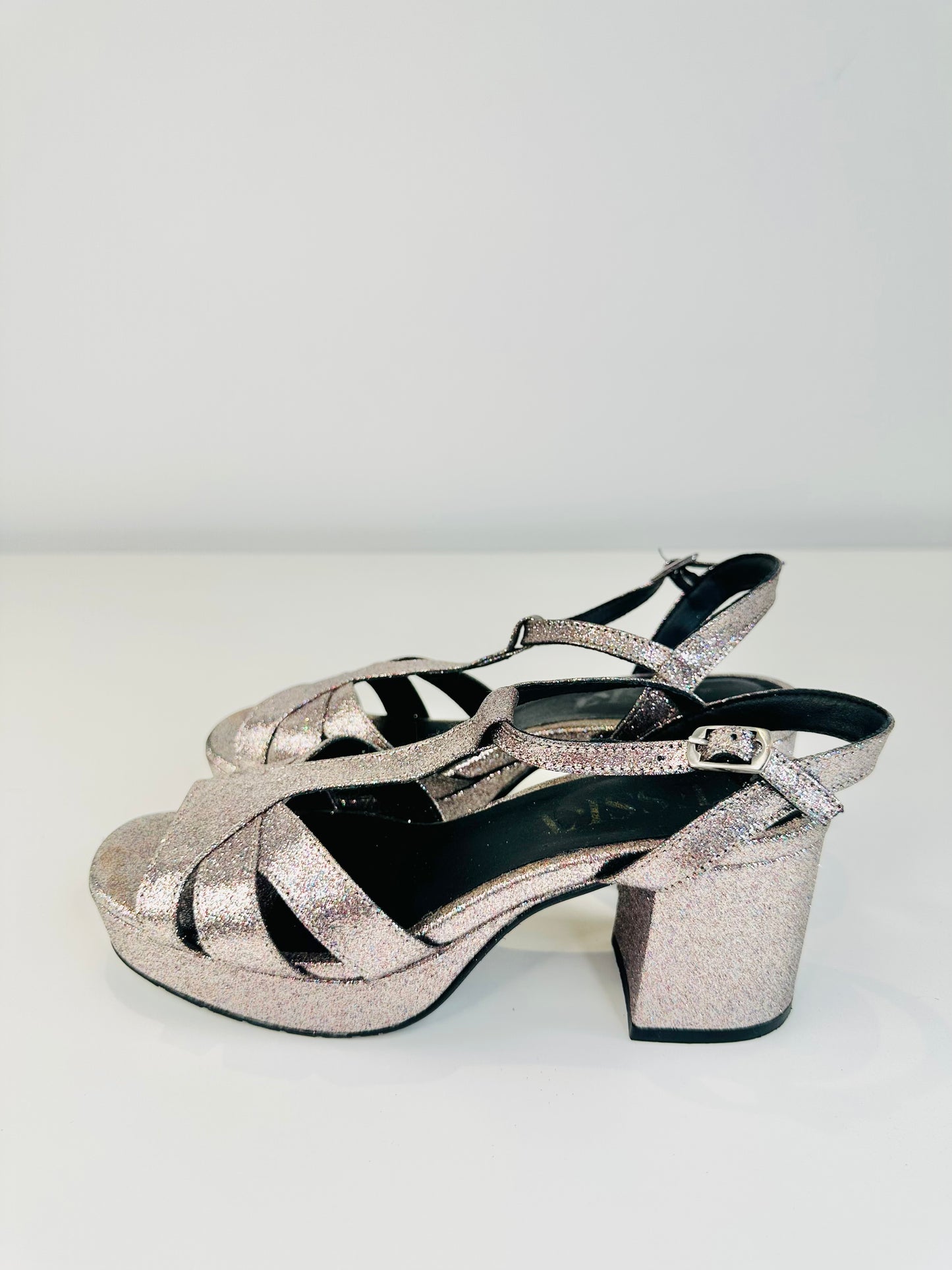 Glitter Charlie Heels - Size 37