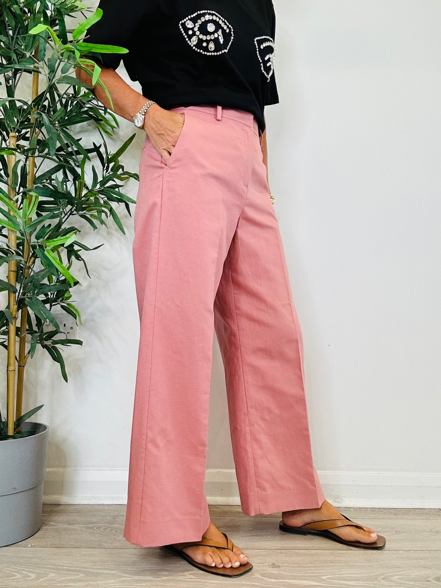 Cropped Trousers - Size 10