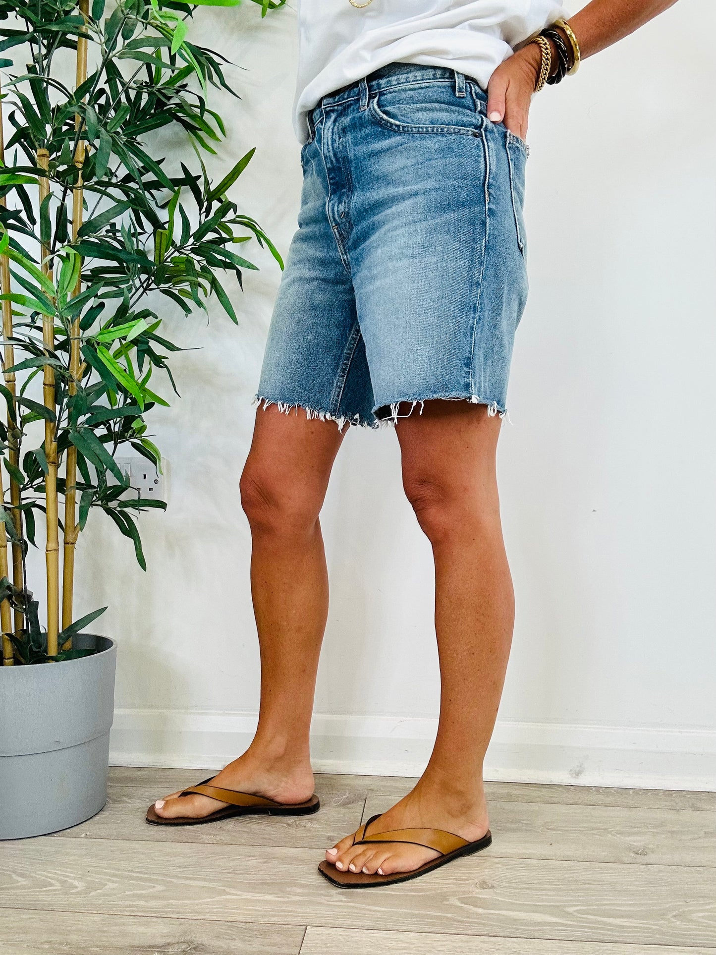 Russel Denim Shorts - Size 25