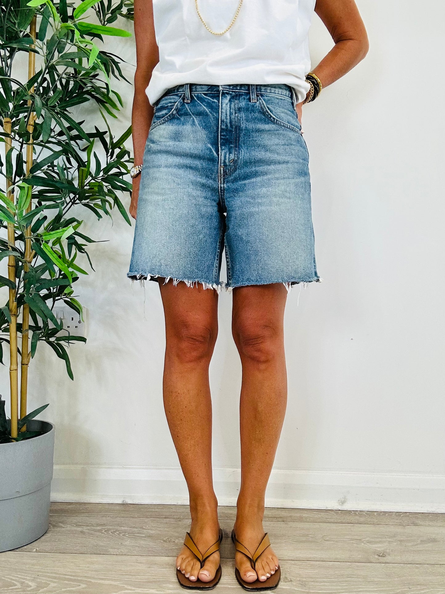 Russel Denim Shorts - Size 25