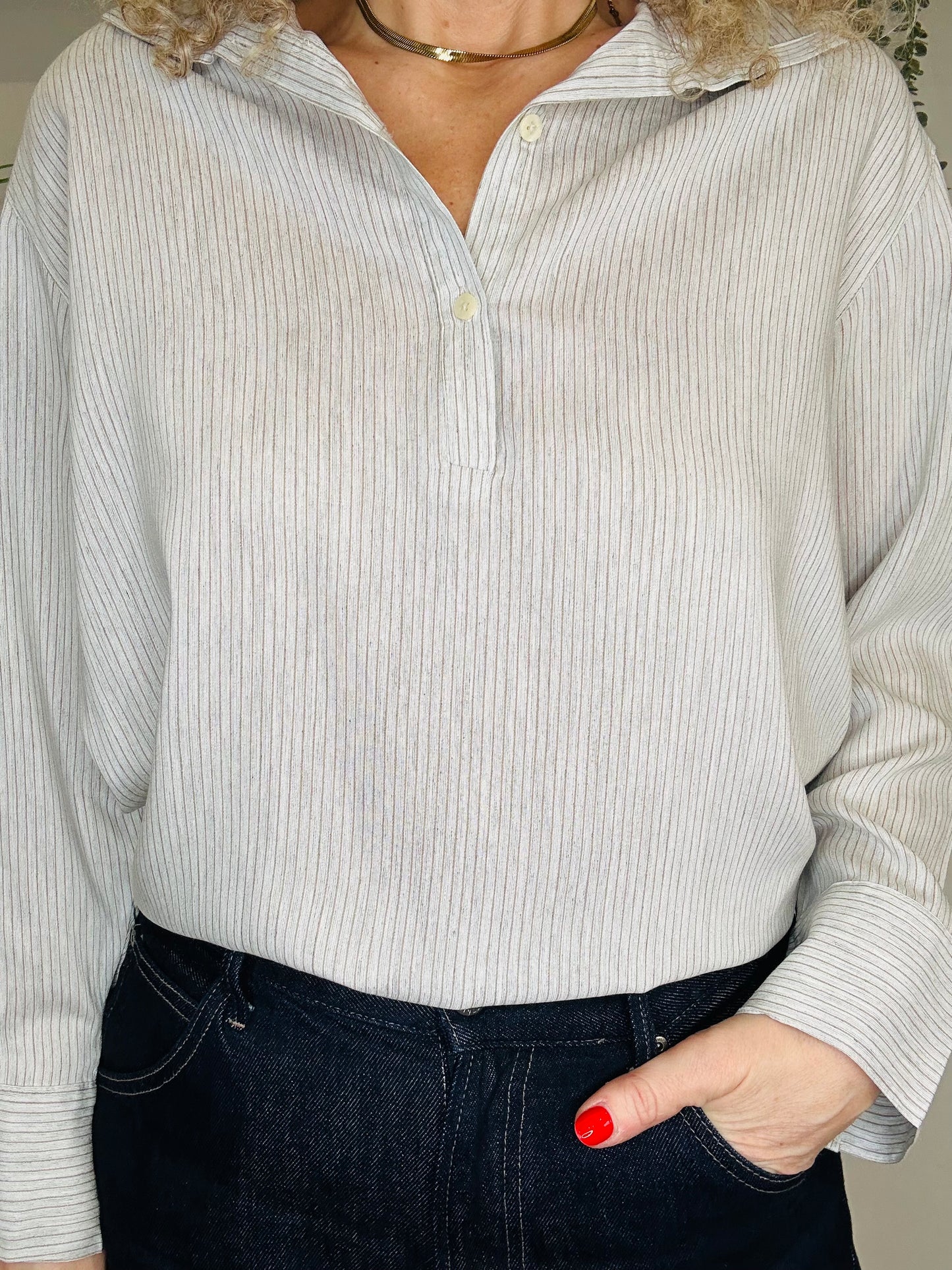 Striped Blouse - Size XS