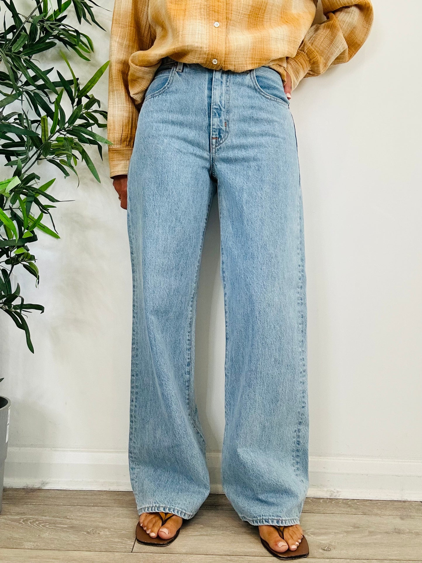 Grace Wide Leg Jeans - Size 27