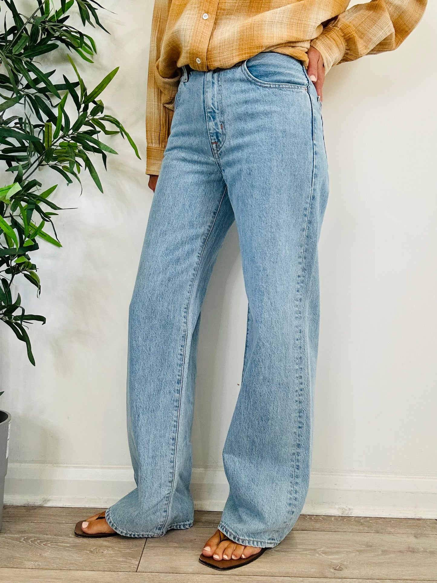 Grace Wide Leg Jeans - Size 27
