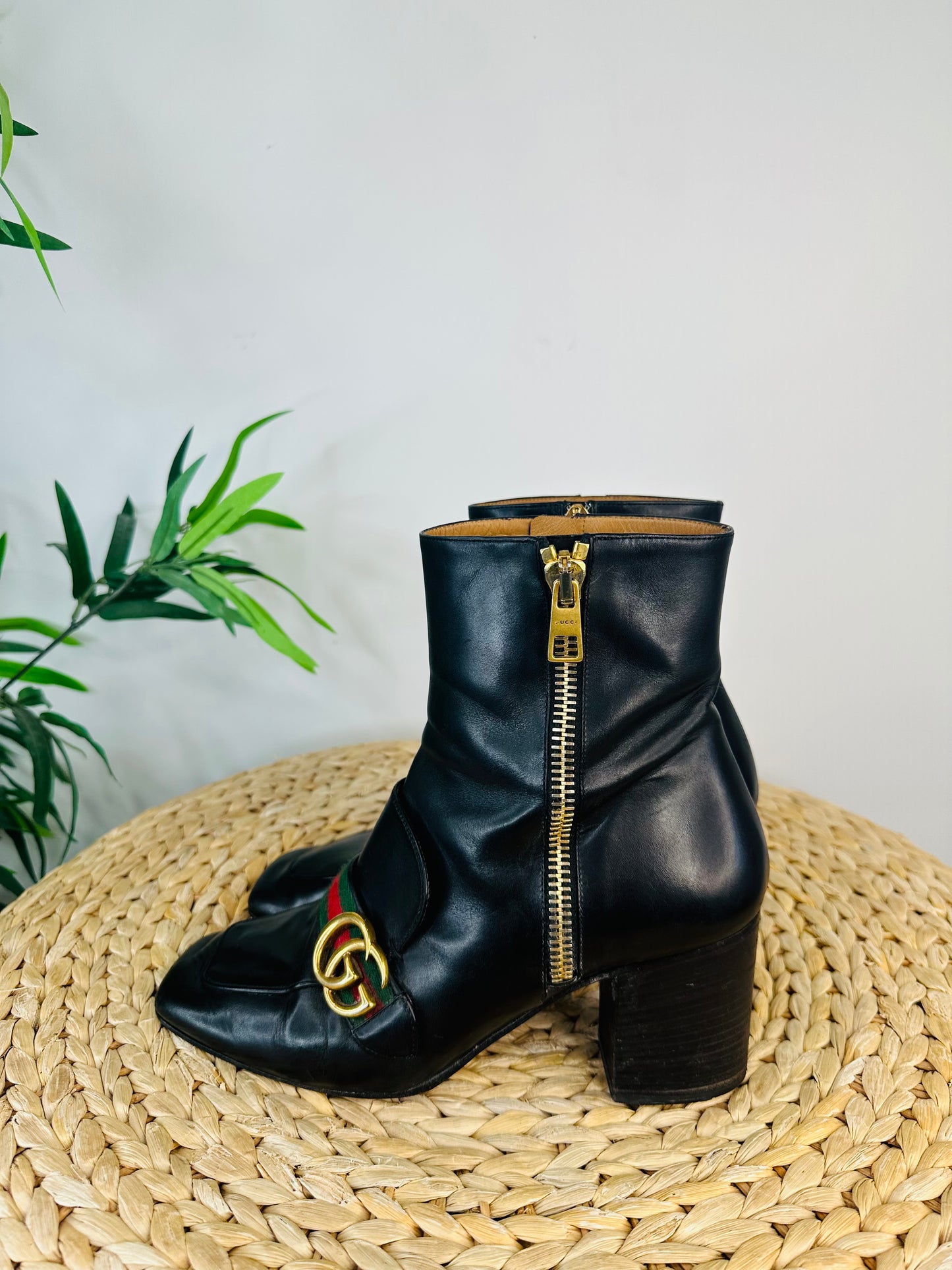 Marmont Leather Boots - Size 40