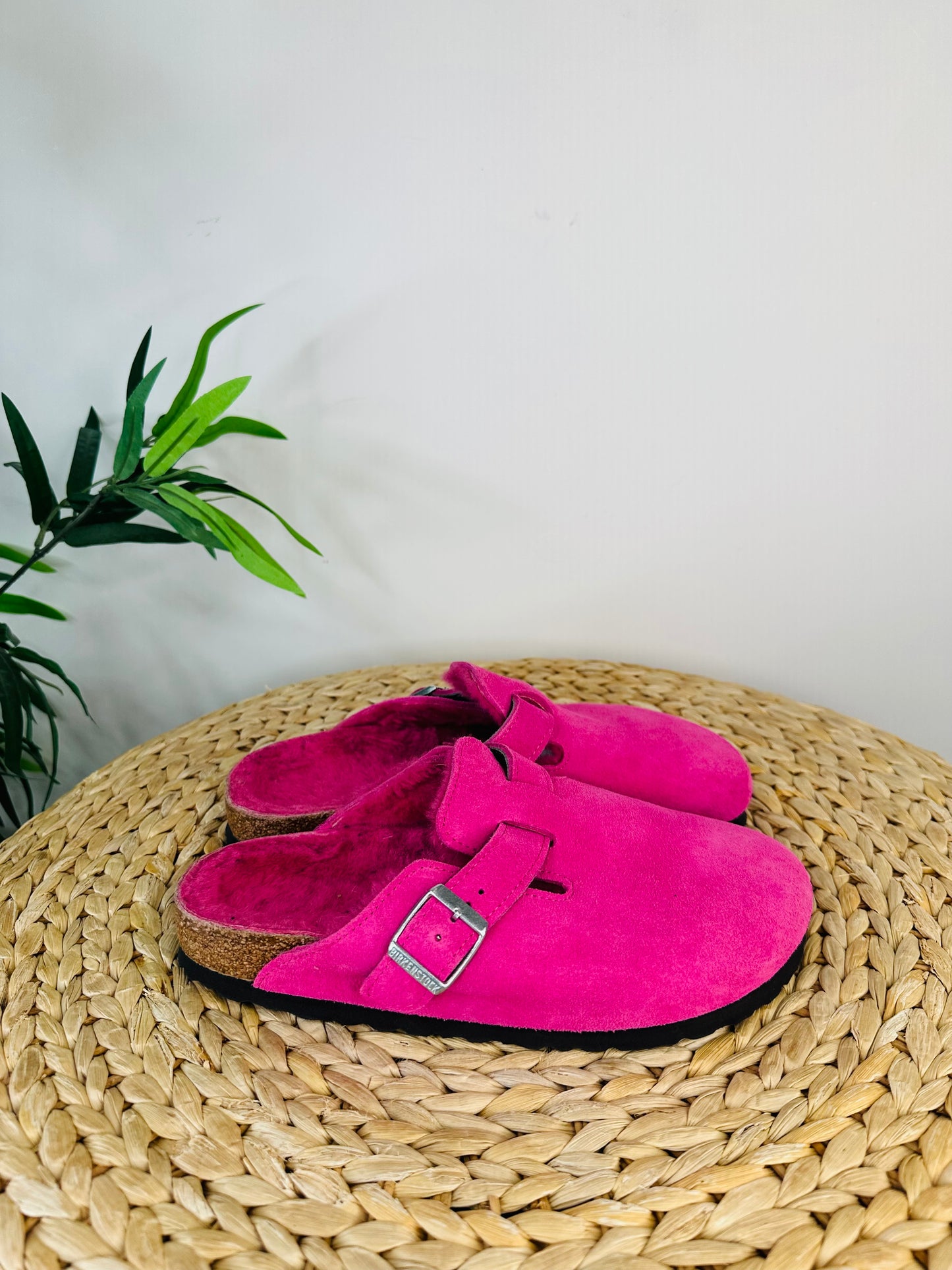 Shearling Boston Clogs - Size 39