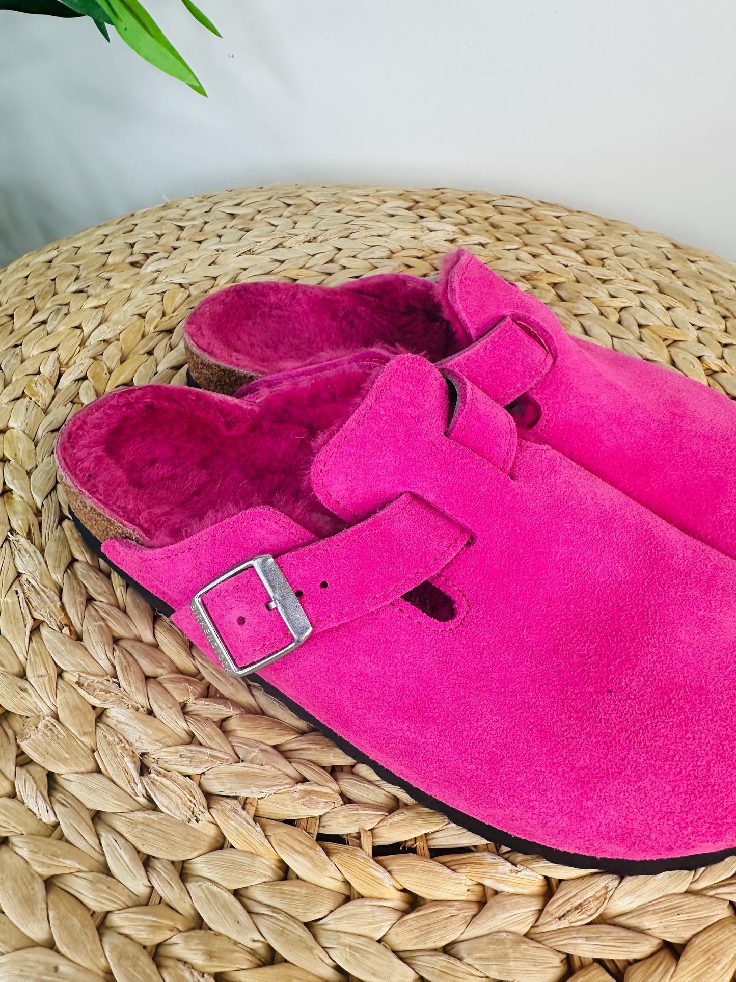 Shearling Boston Clogs - Size 39