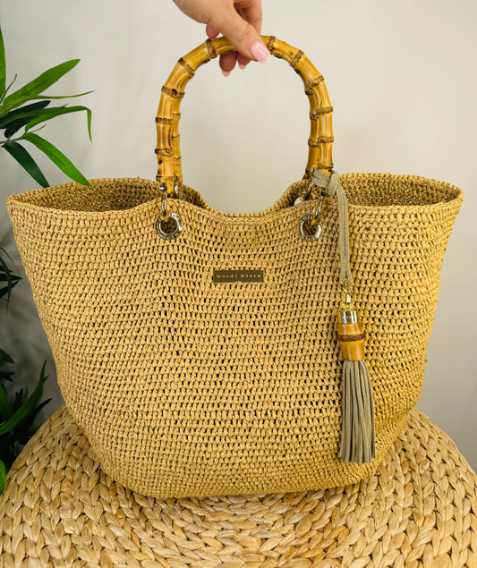 Raffia Beach Bag