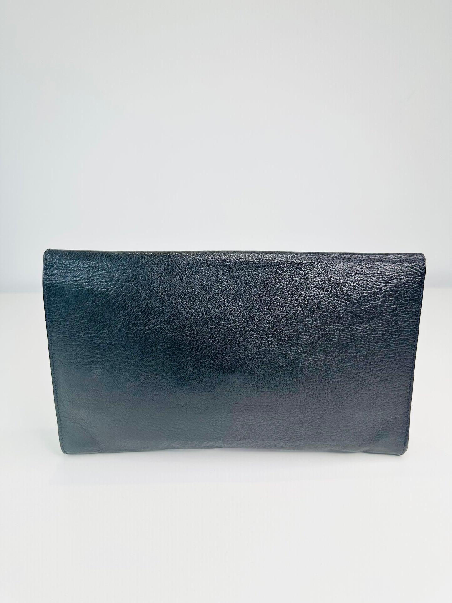 Leather Maggie Clutch