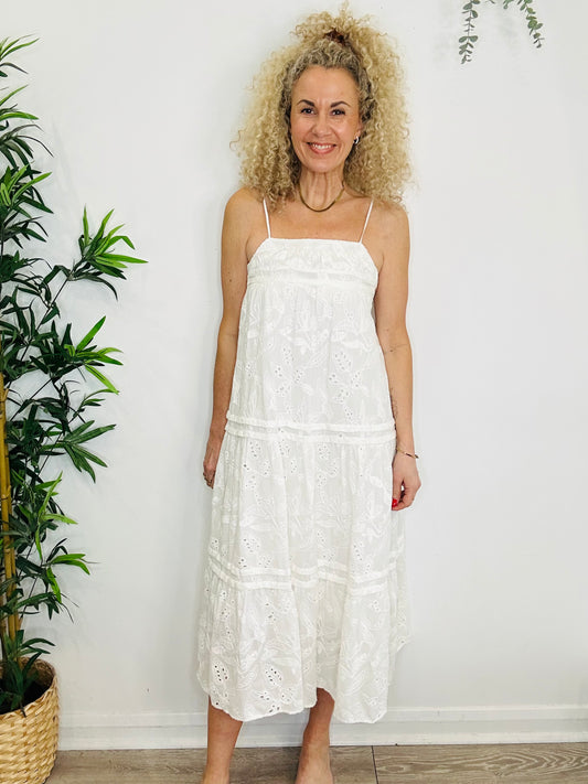 Embroidered Sundress - Size S