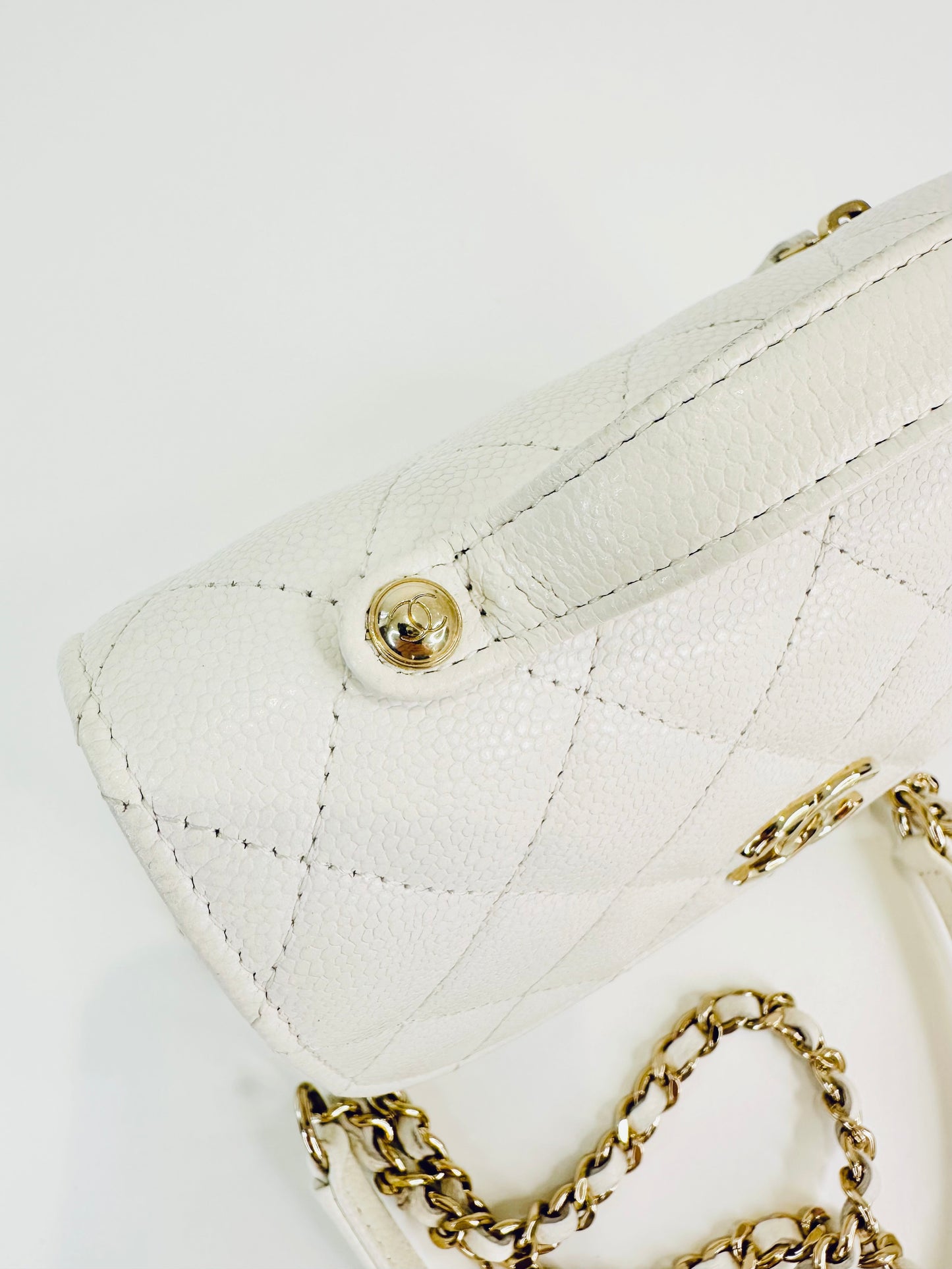 Caviar Quilted Mini Business Affinity Flap Bag