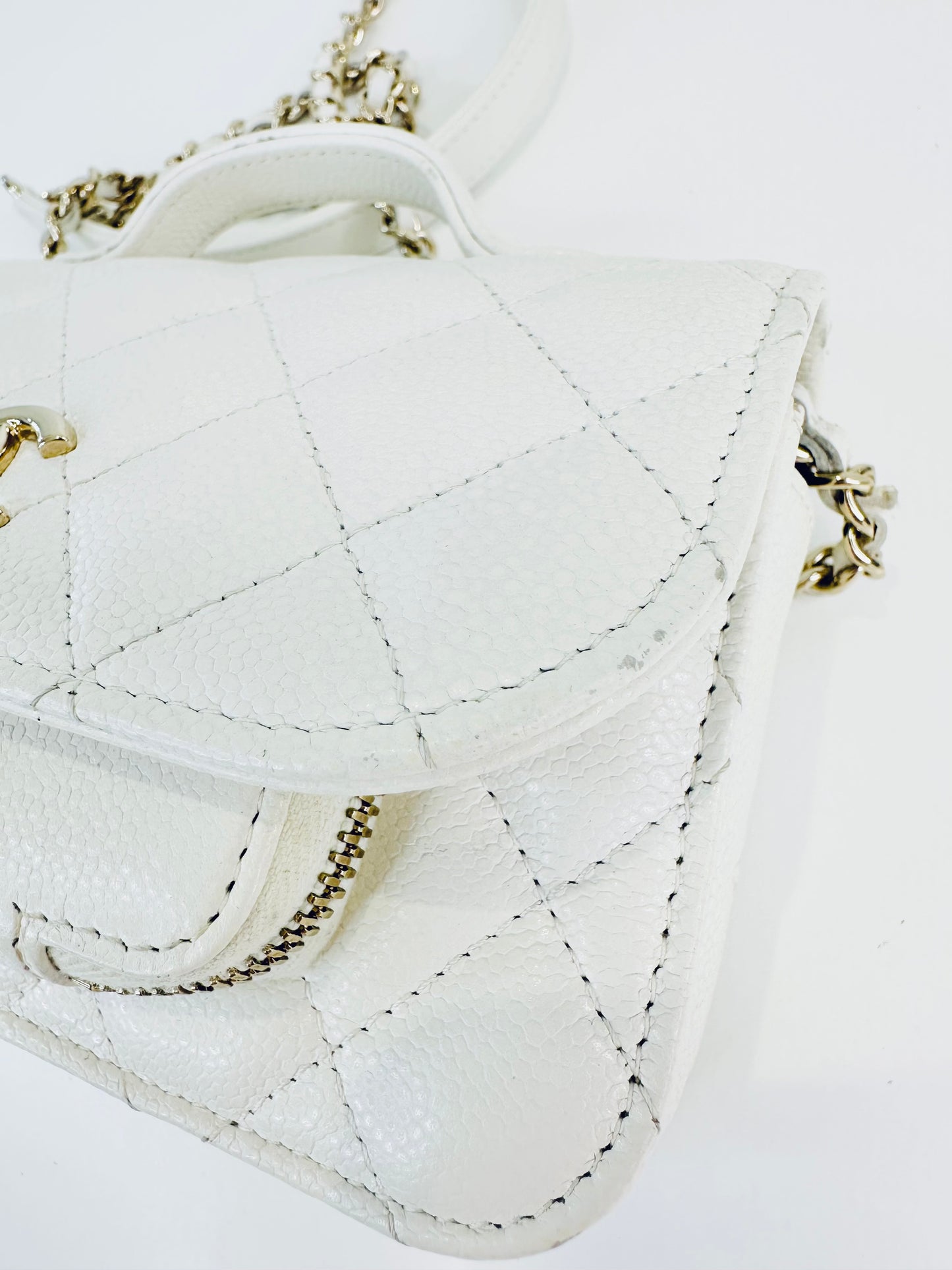 Caviar Quilted Mini Business Affinity Flap Bag