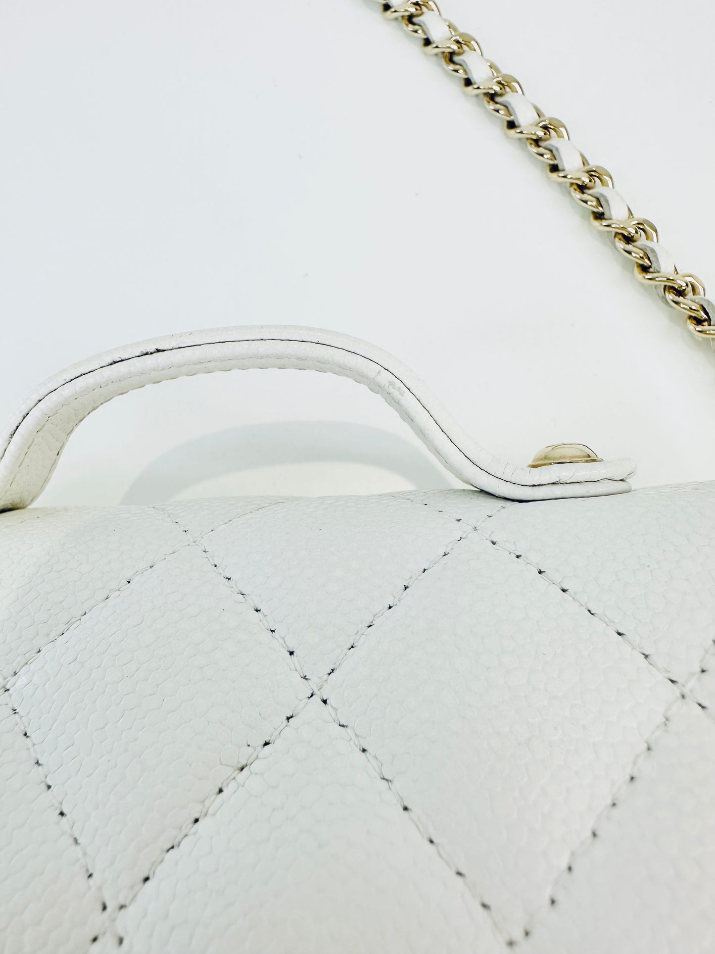 Caviar Quilted Mini Business Affinity Flap Bag