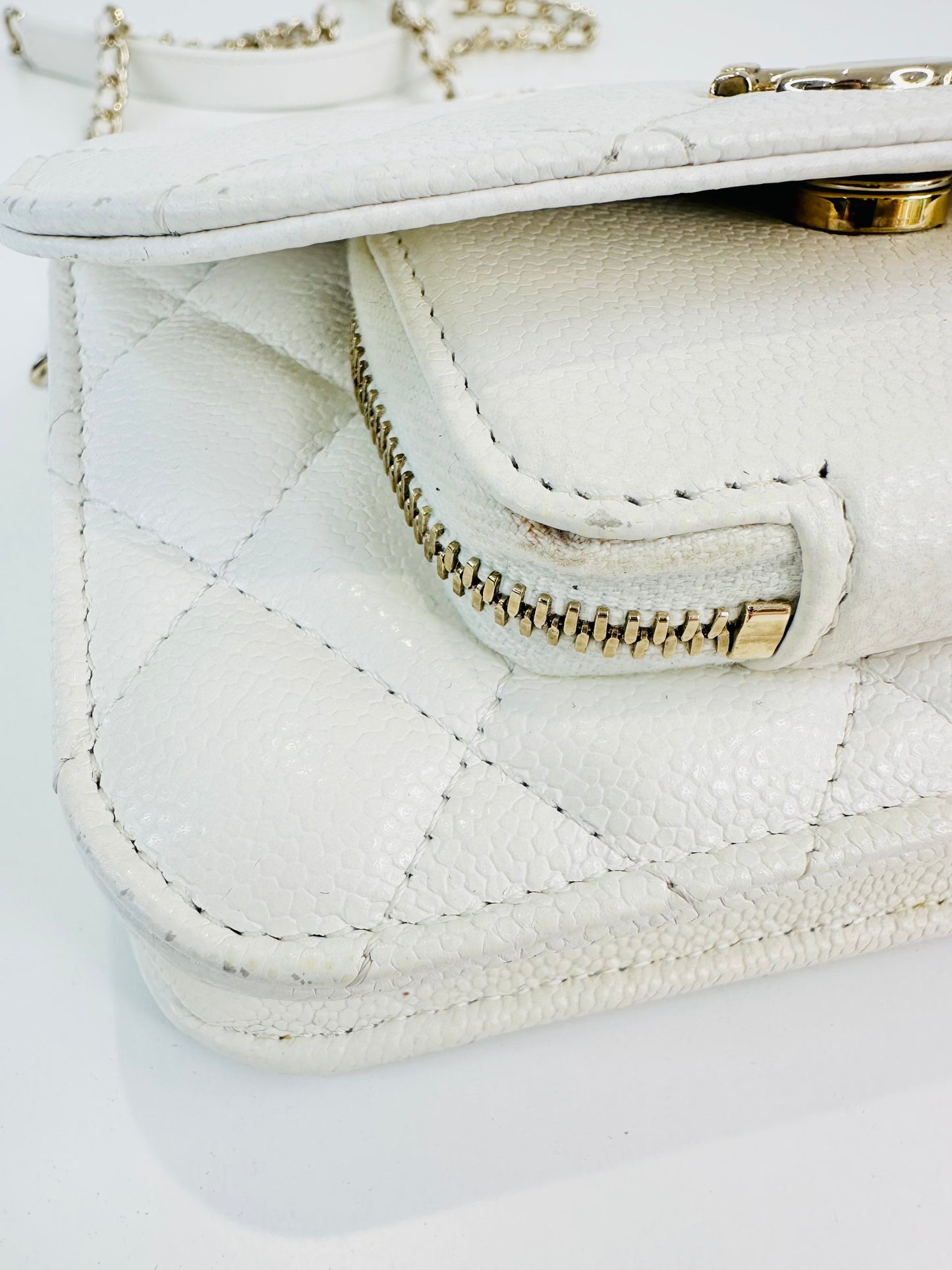 Caviar Quilted Mini Business Affinity Flap Bag