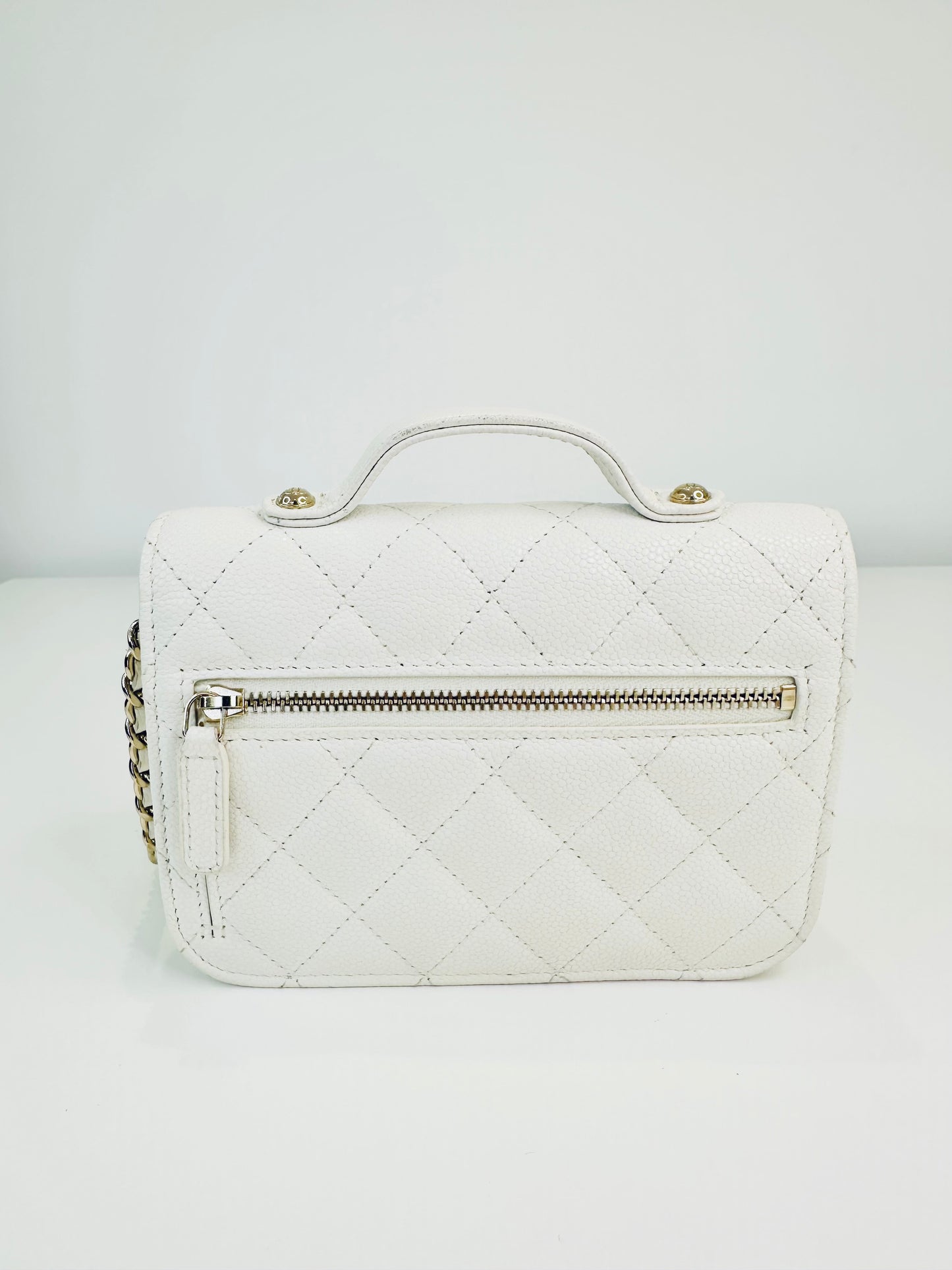 Caviar Quilted Mini Business Affinity Flap Bag