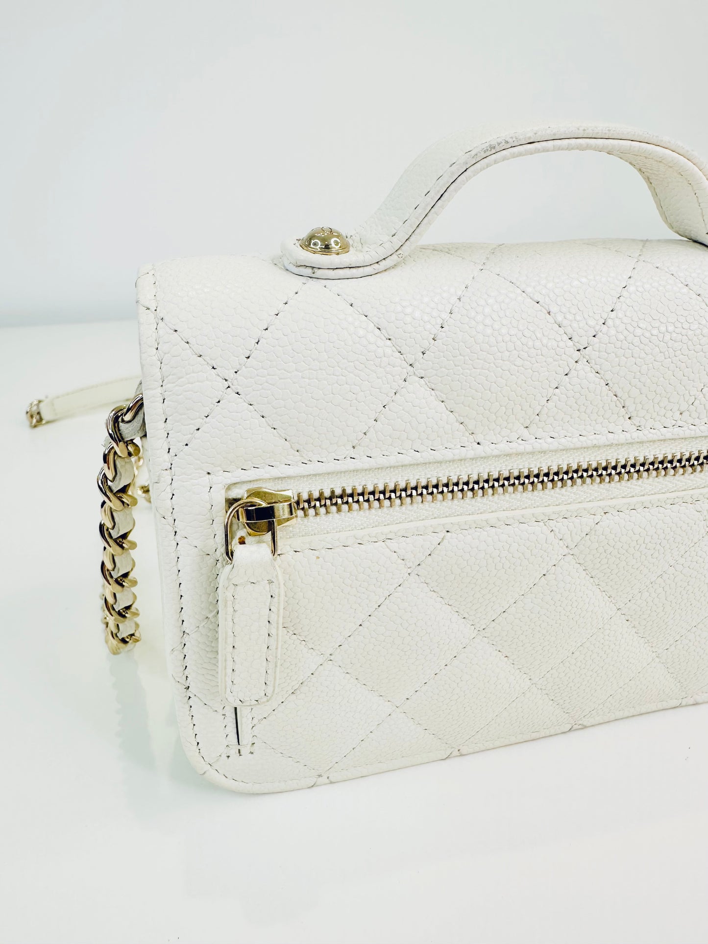 Caviar Quilted Mini Business Affinity Flap Bag