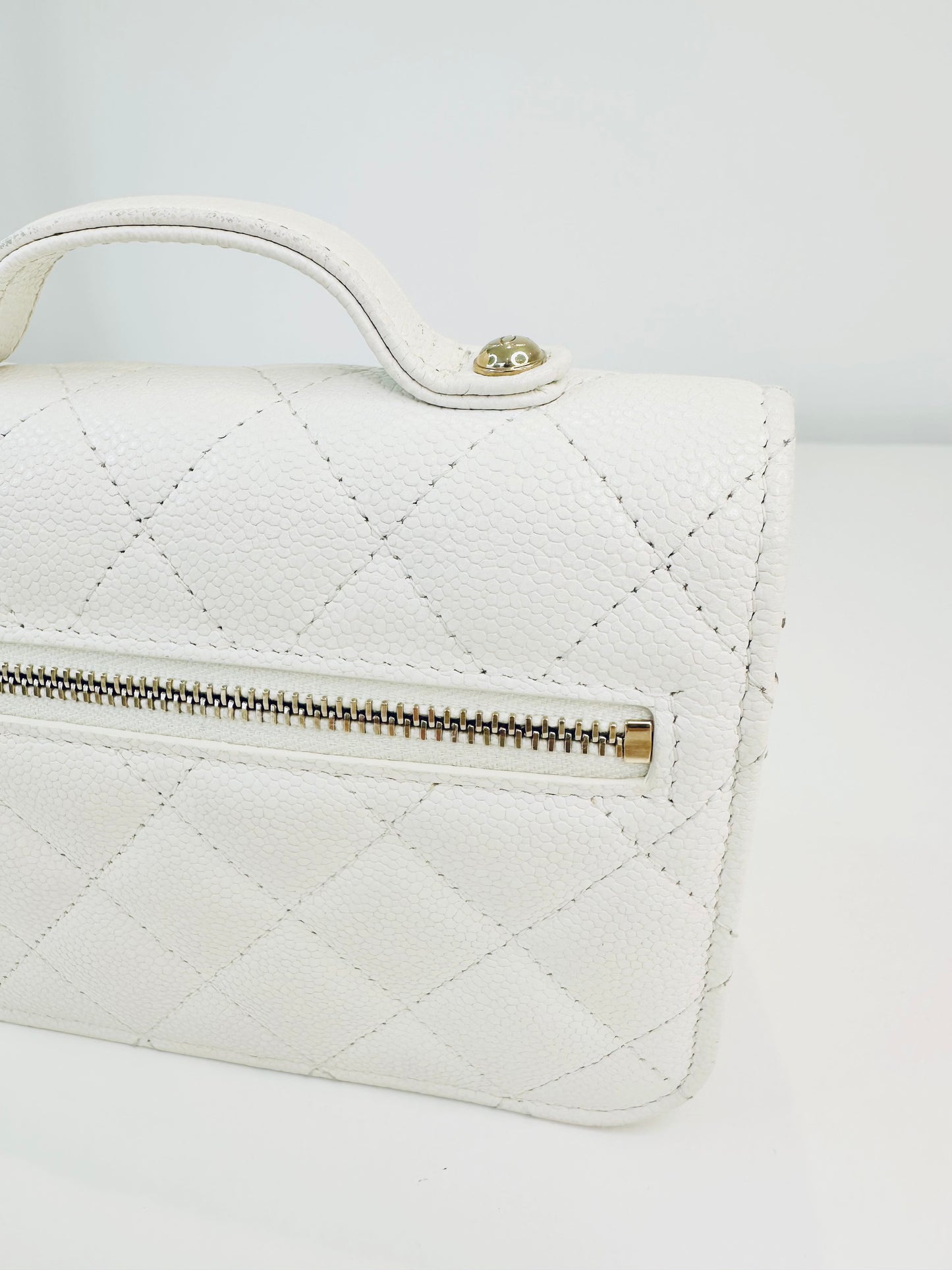Caviar Quilted Mini Business Affinity Flap Bag
