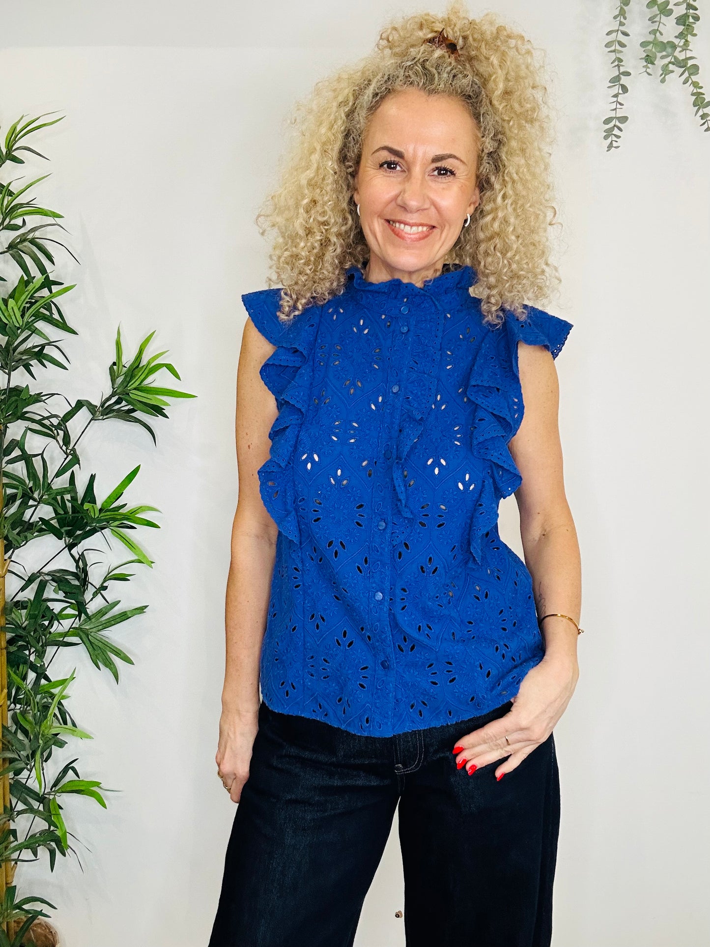 Broderie Top - Size 40