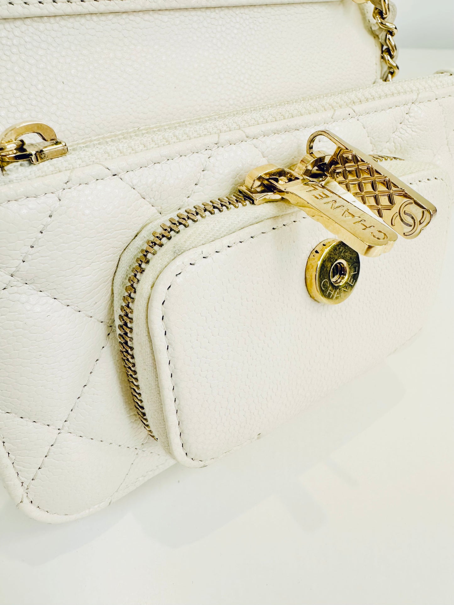 Caviar Quilted Mini Business Affinity Flap Bag