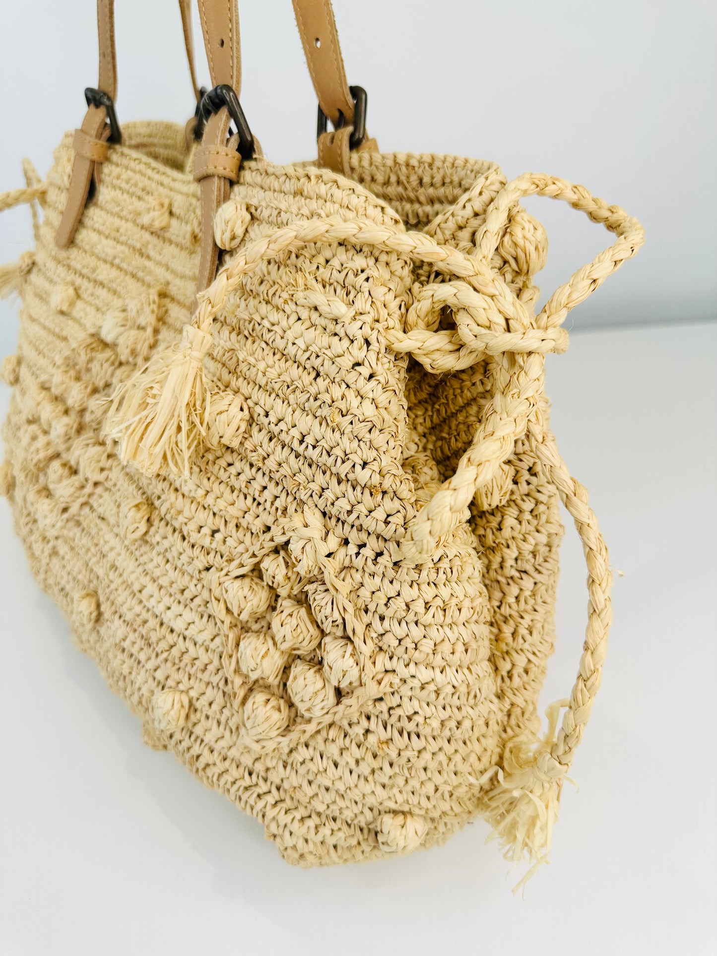 Raffia Basket Bag