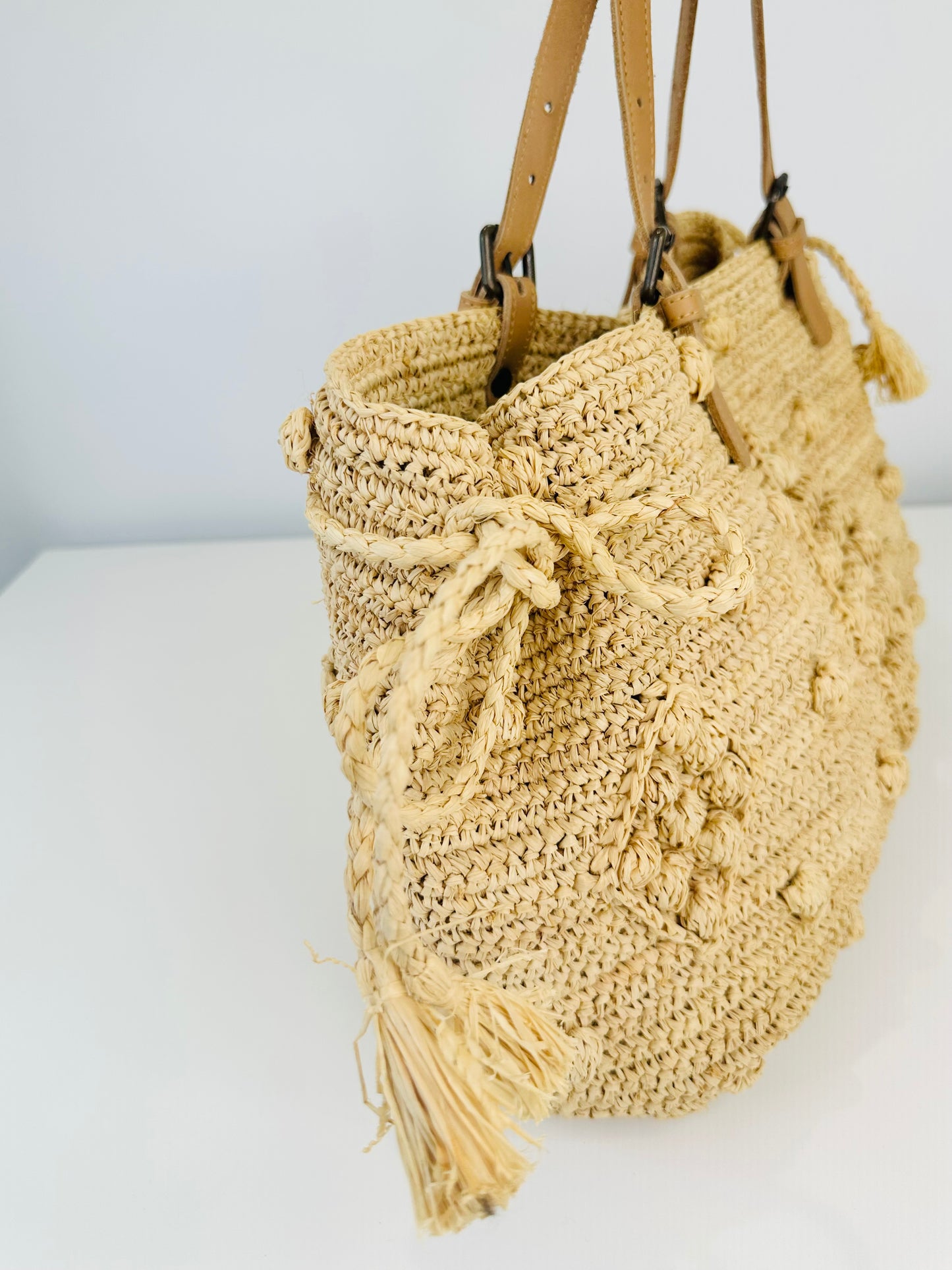 Raffia Basket Bag