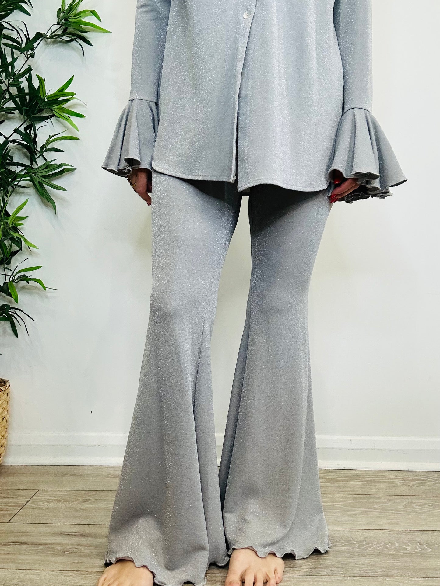Sparkly Top & Trouser Set - Size L