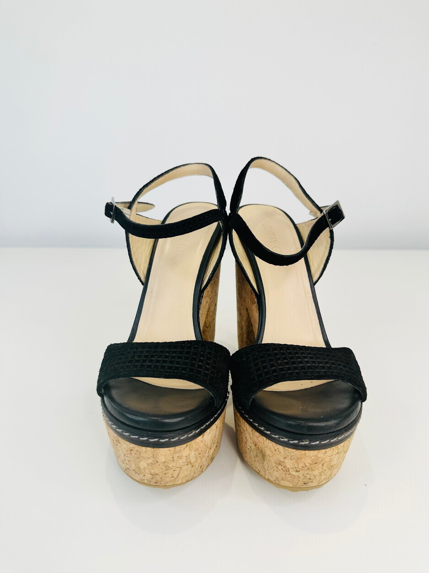 Naylor Cork Platform Sandals - Size 38
