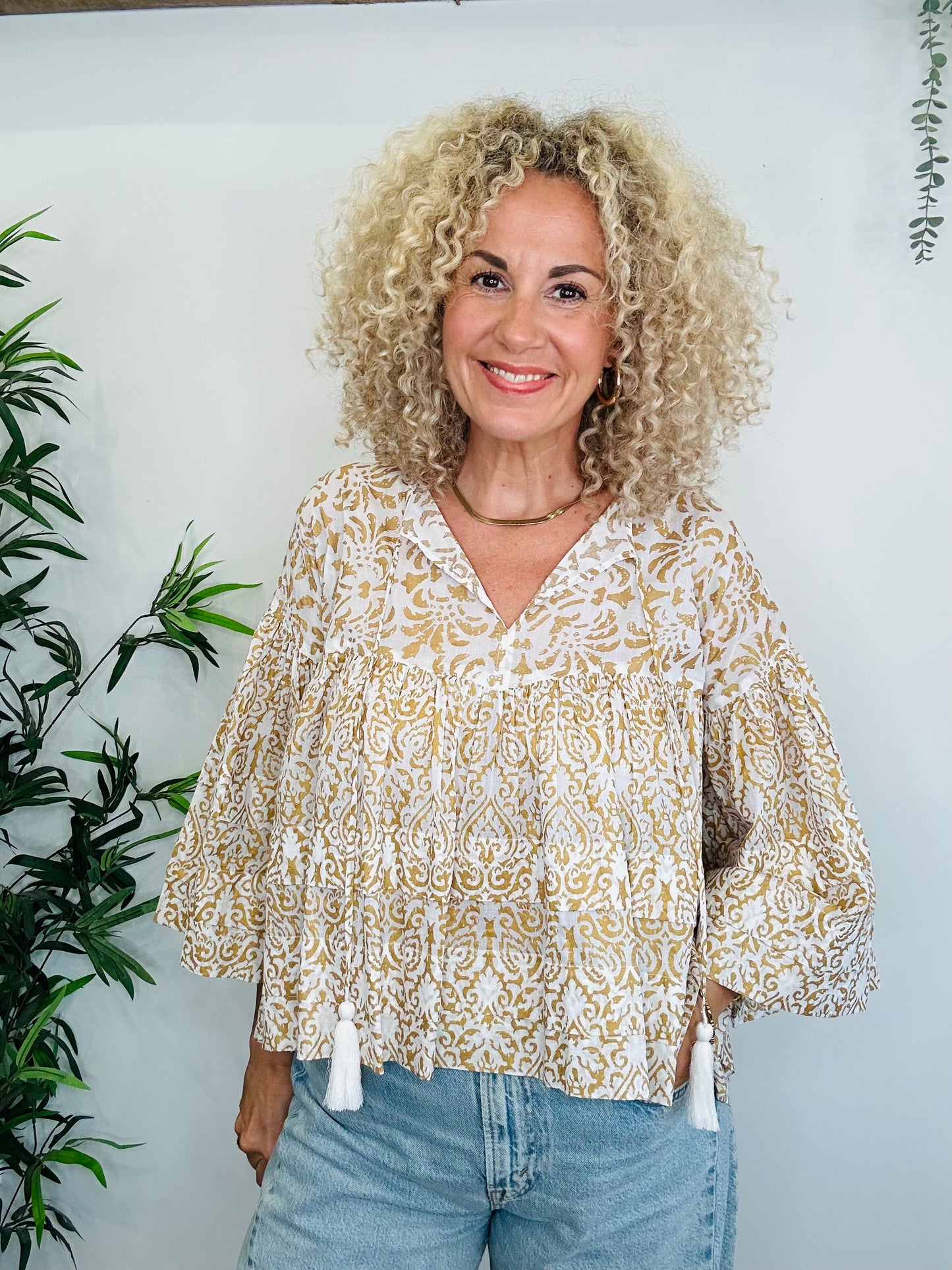 Maori Cotton Blouse - Size 10