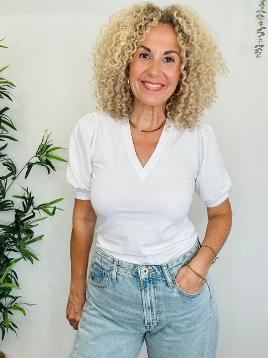 Puff Sleeve Top - Size 10