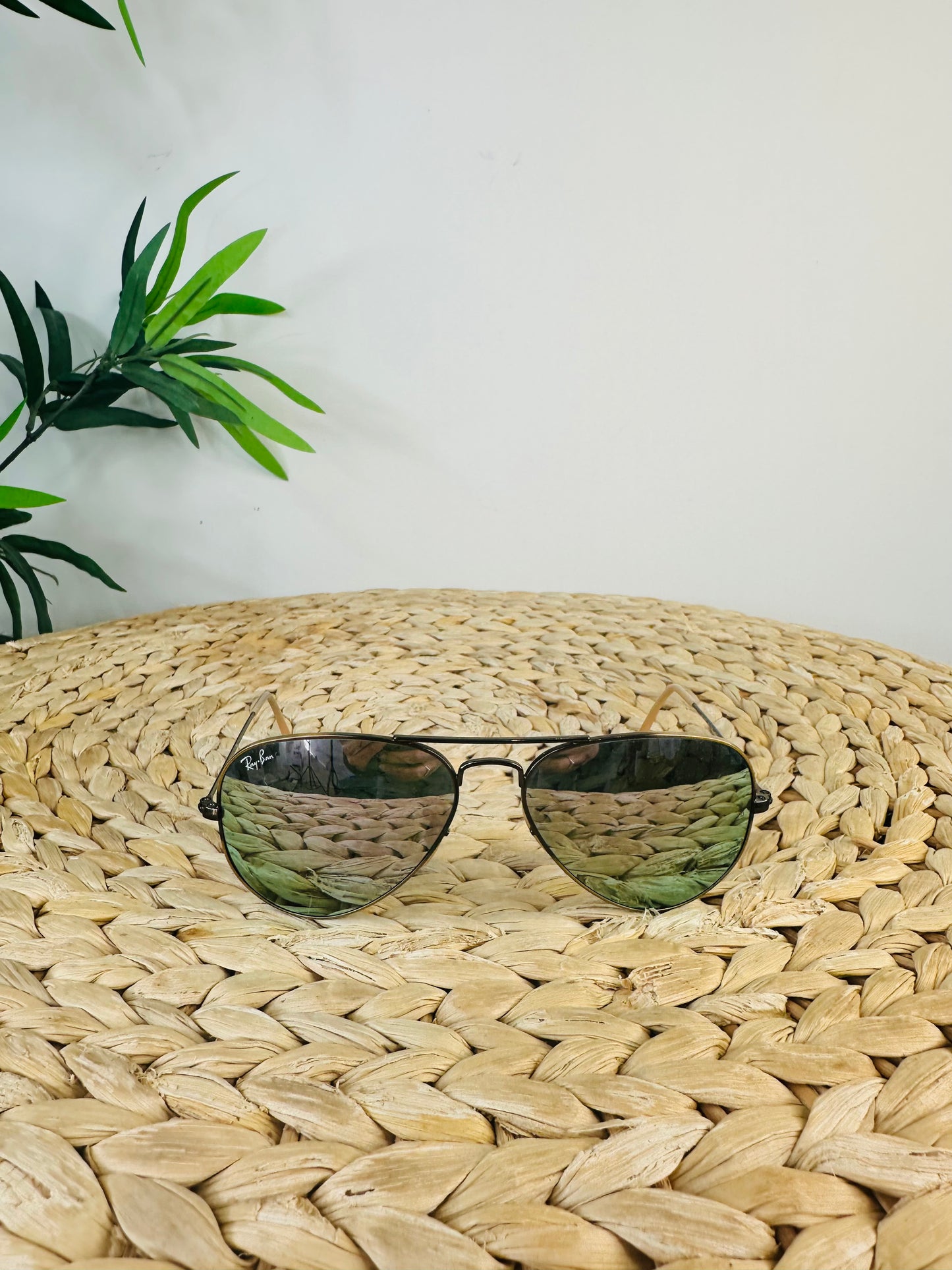 Mirrored Aviator Sunglasses