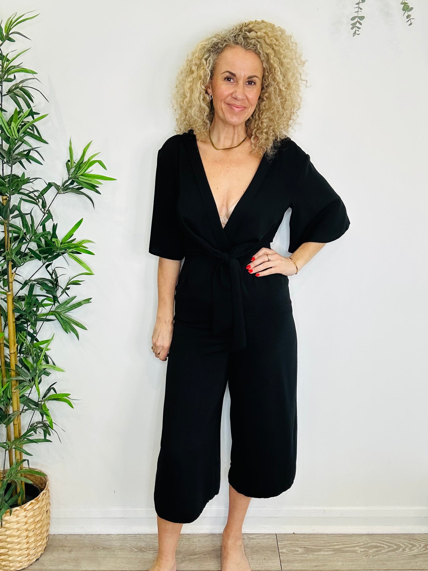 Wide Leg Jumpsuit - Size 10