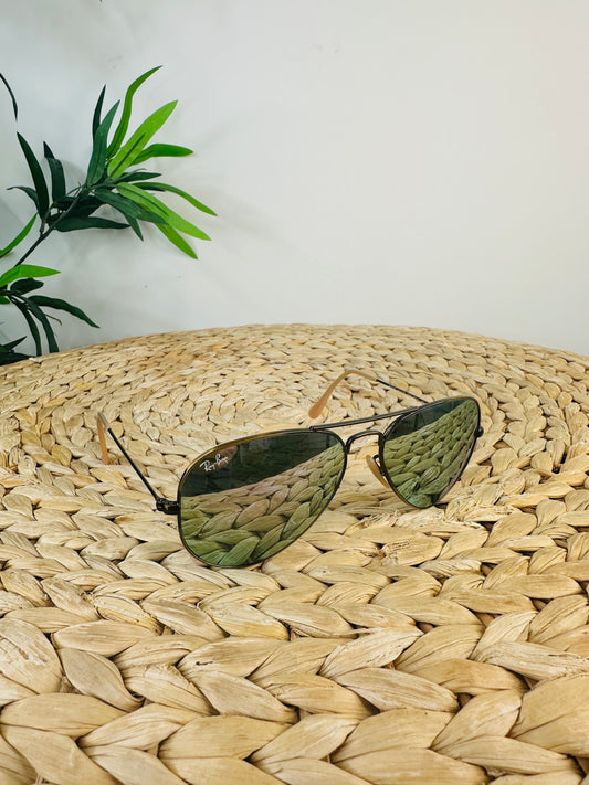 Mirrored Aviator Sunglasses