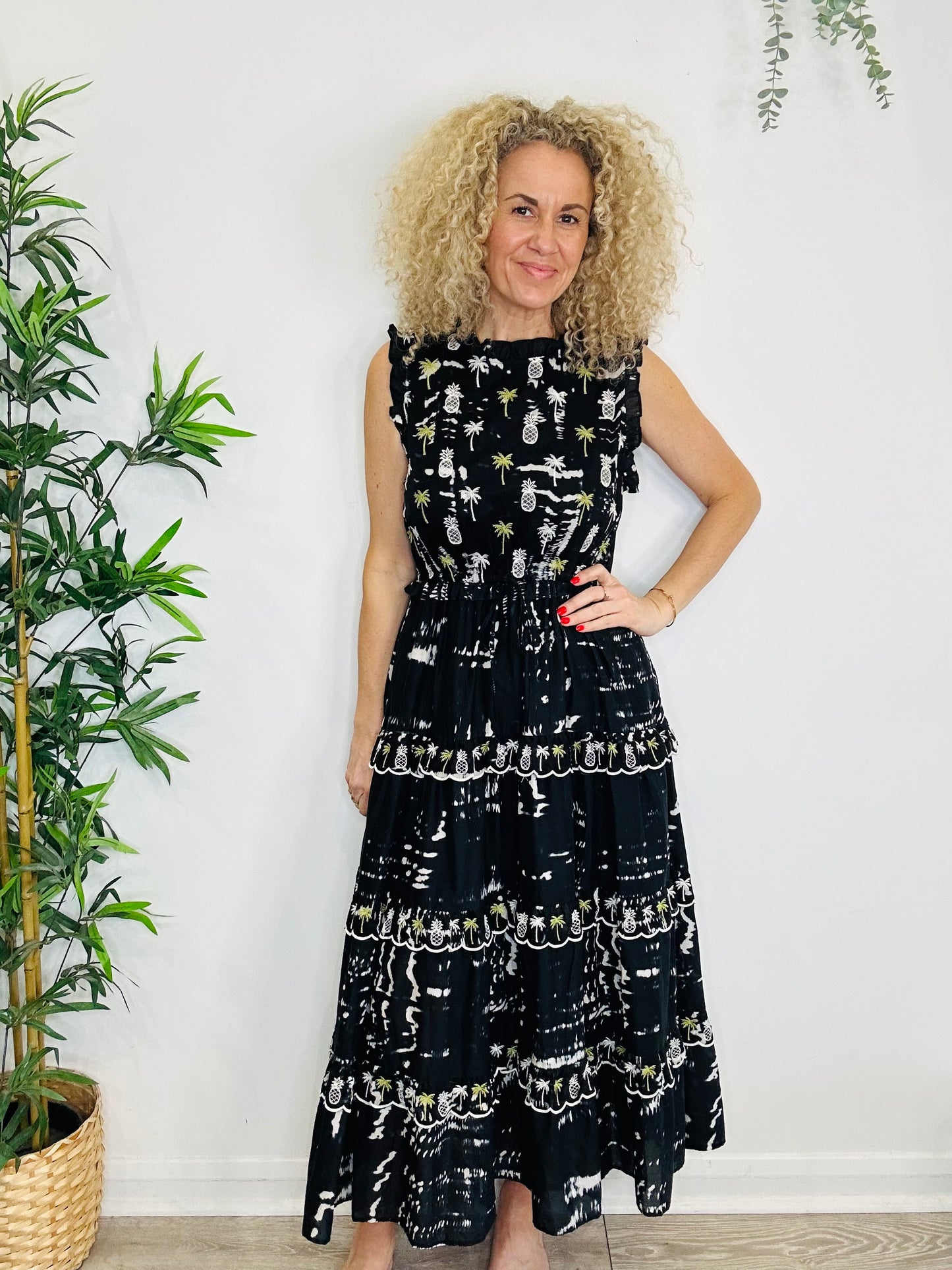 Tiered Maxi Dress - Size L