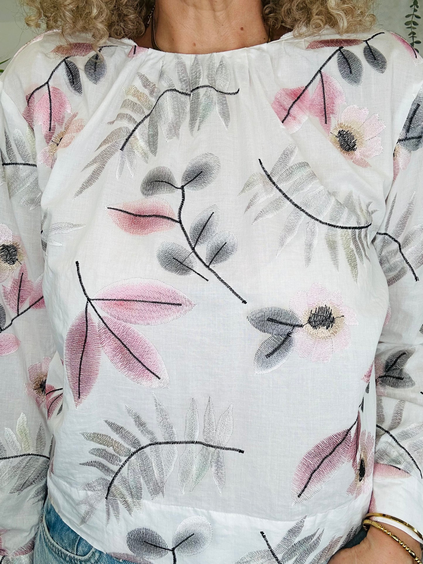 Embroidered Blouse - Size 34