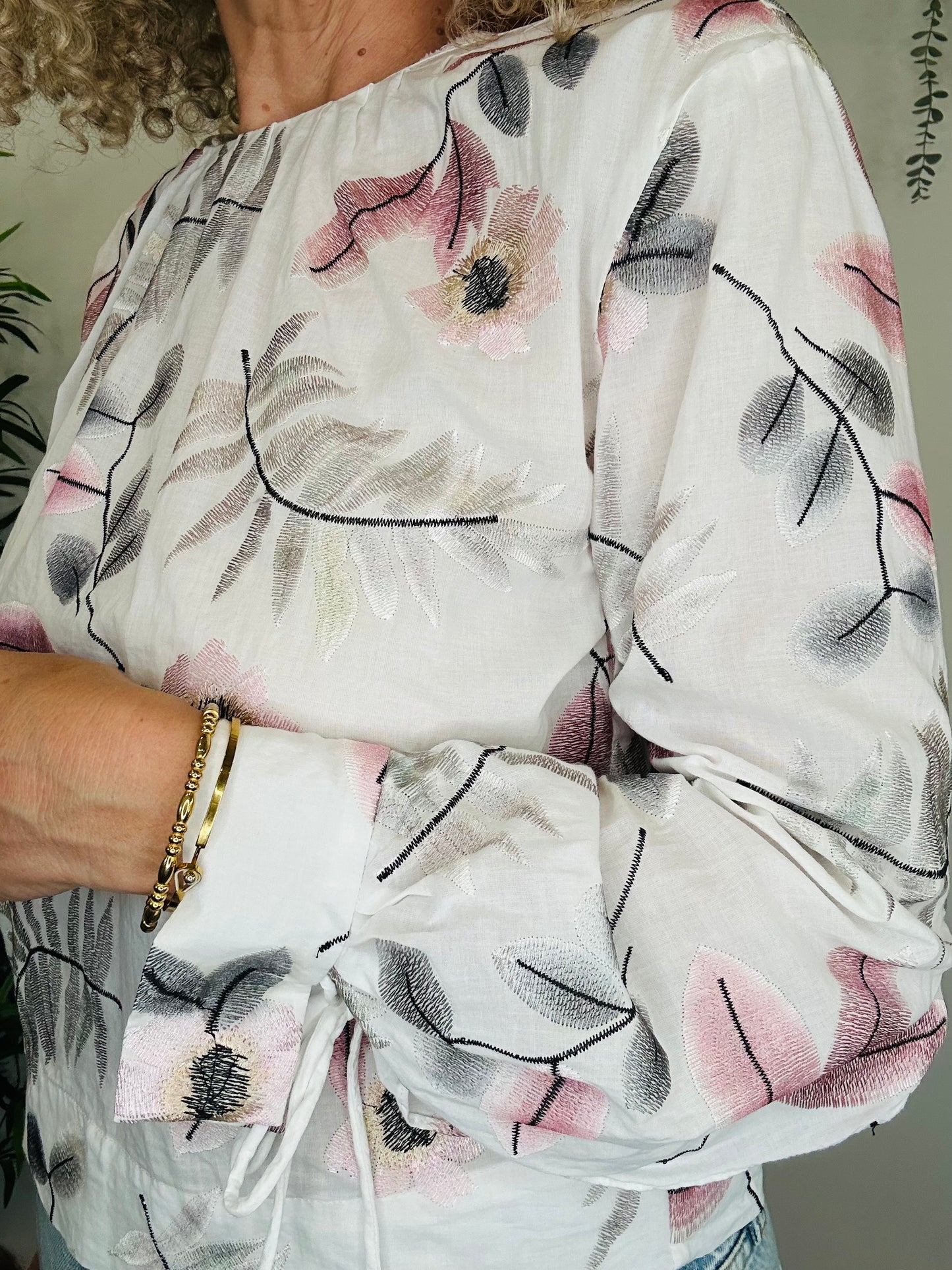 Embroidered Blouse - Size 34
