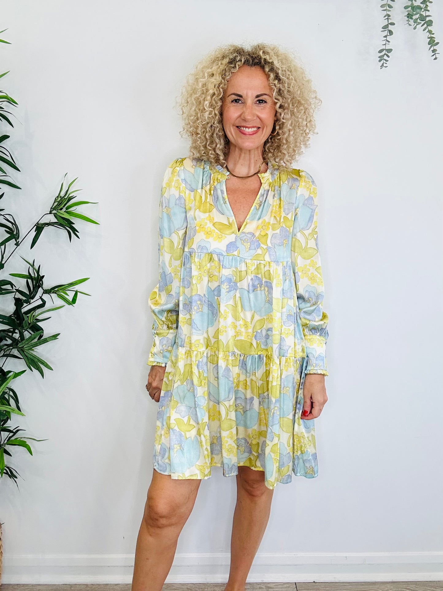 Short Silk Dress - Size XS