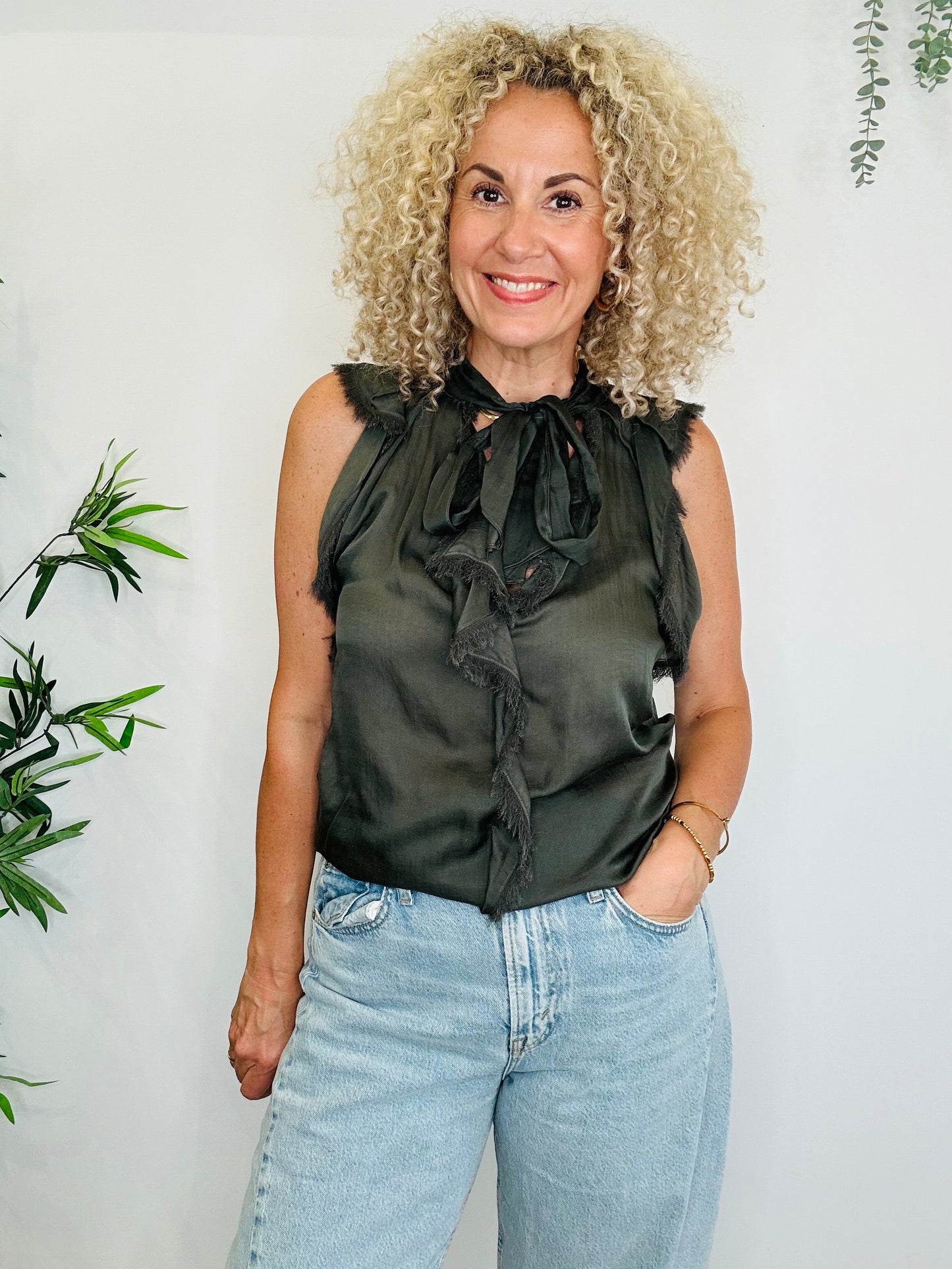 Silk Top - Size 40
